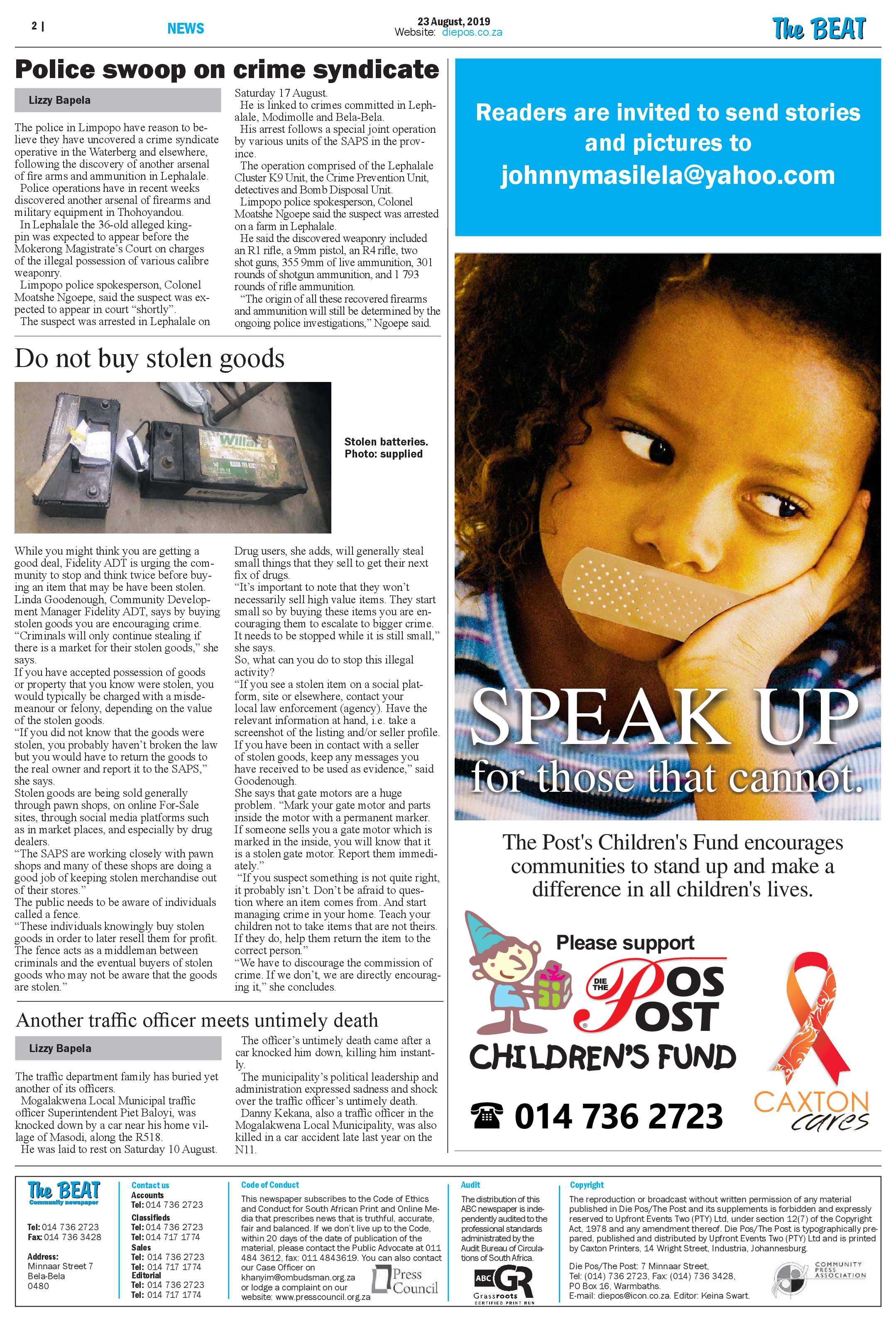 The Beat 23 August 2019 page 2