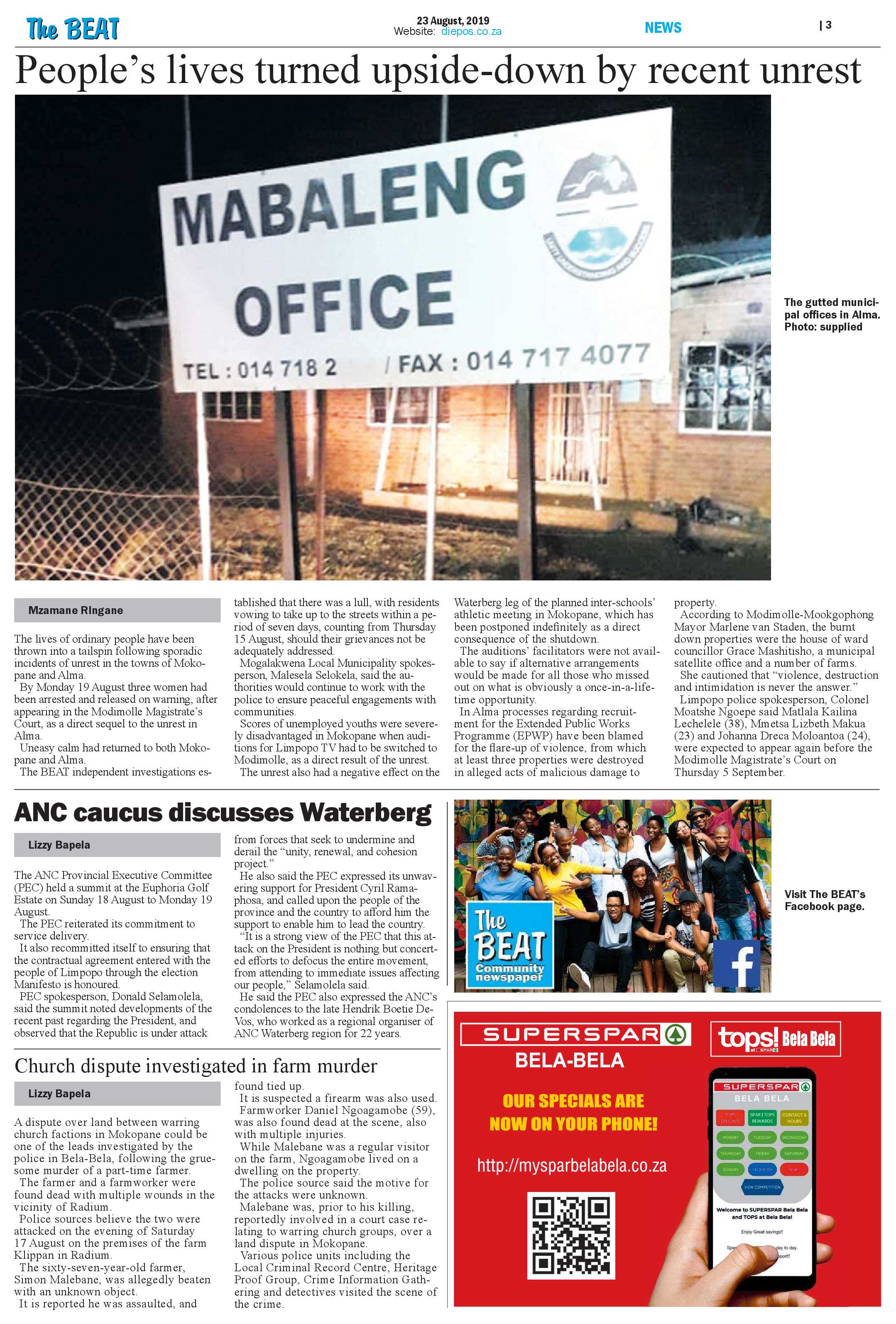 The Beat 23 August 2019 page 3