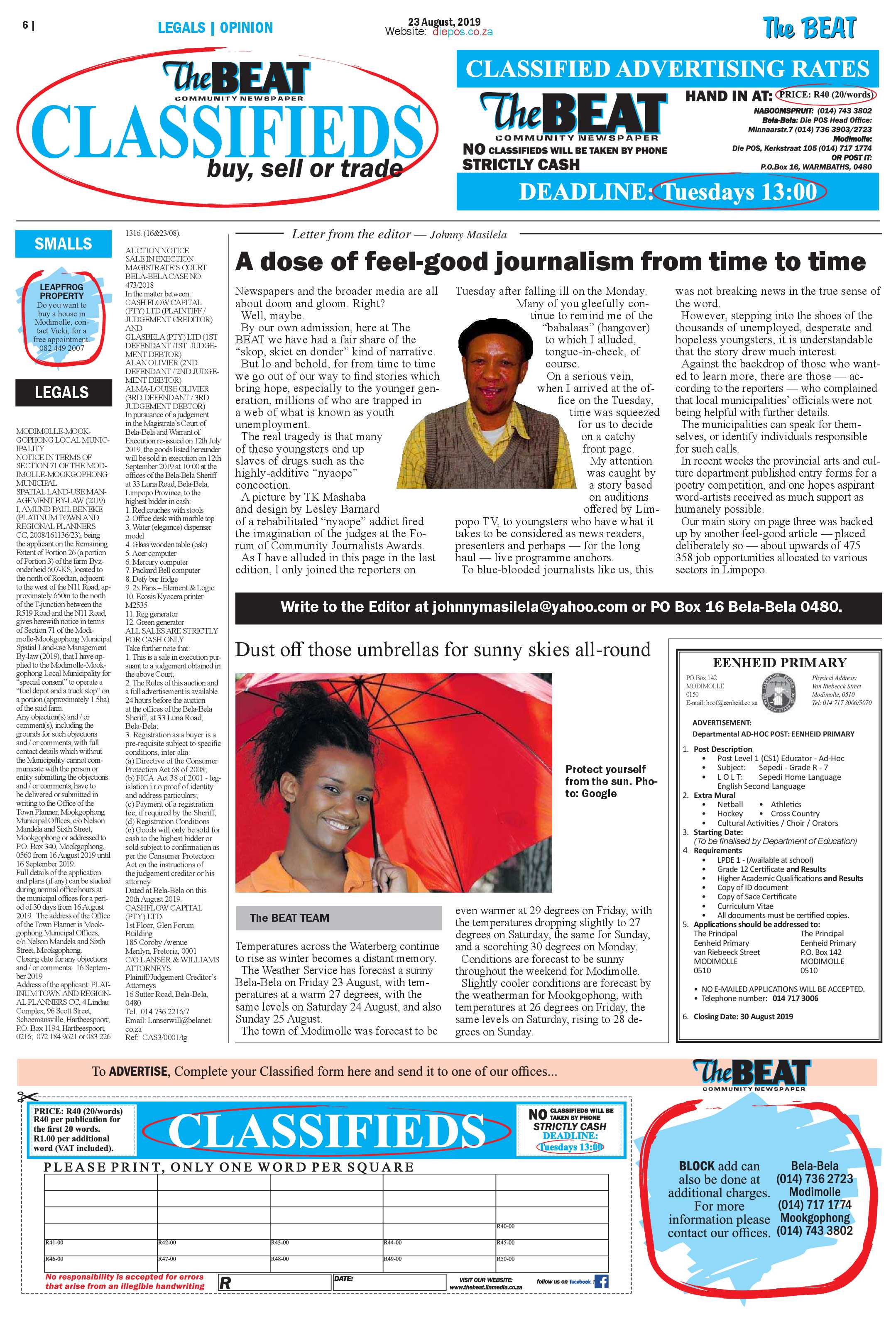 The Beat 23 August 2019 page 6