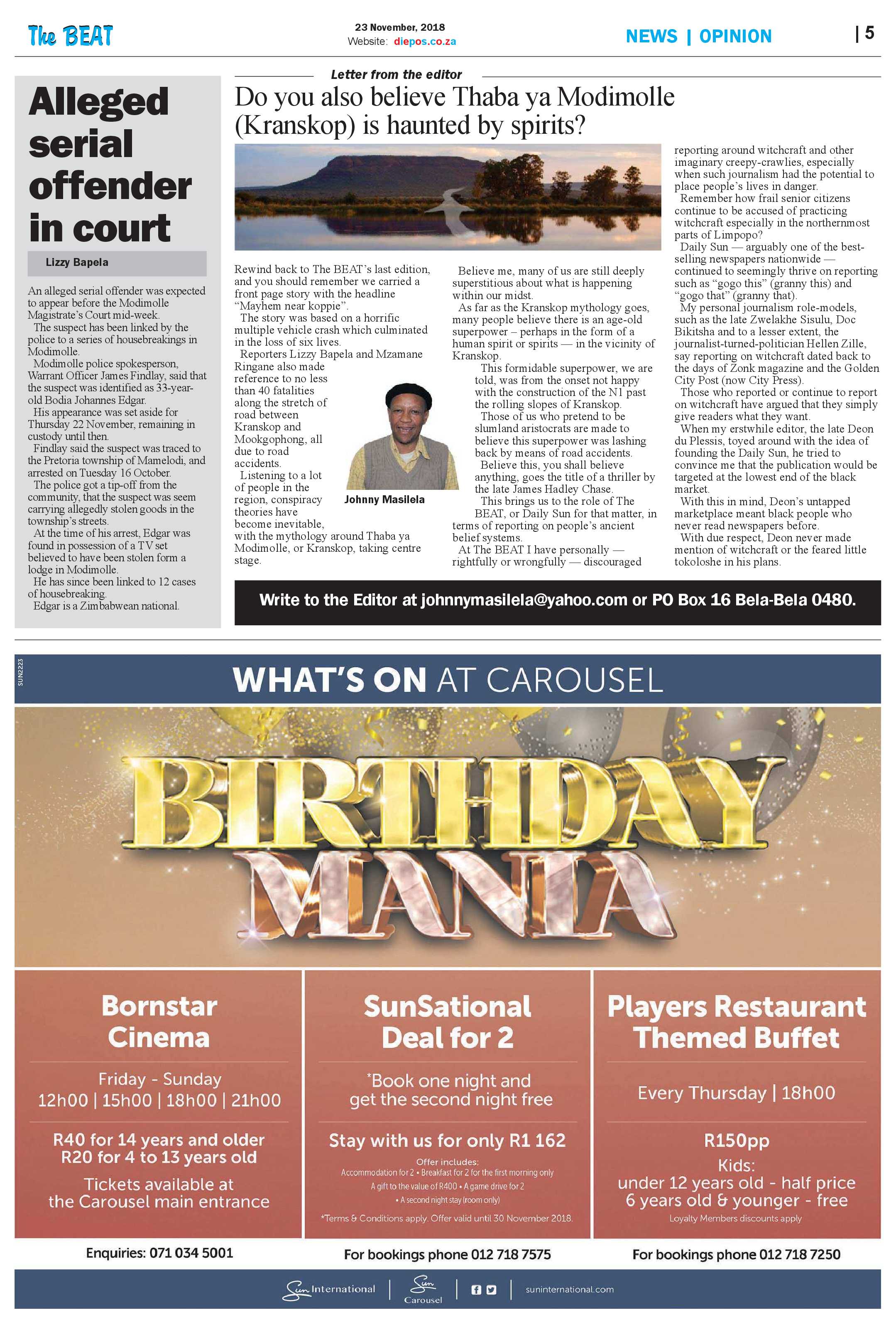 The Beat 23 November 2018 page 5