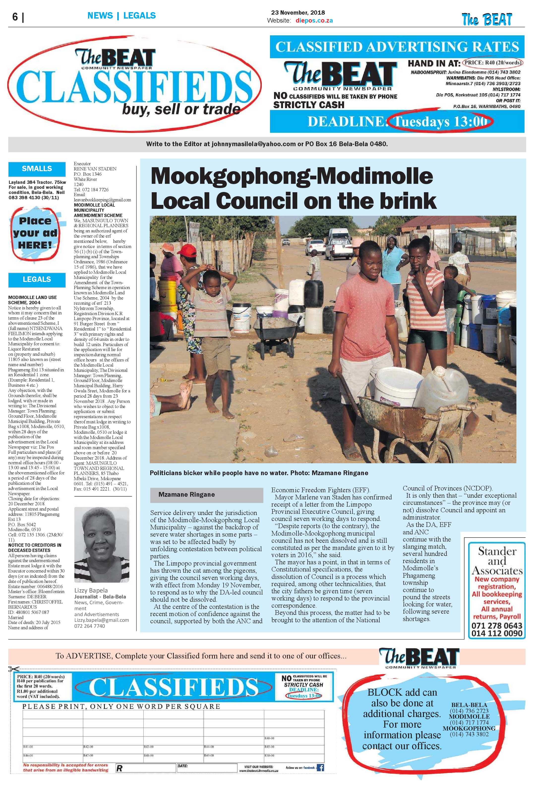 The Beat 23 November 2018 page 6