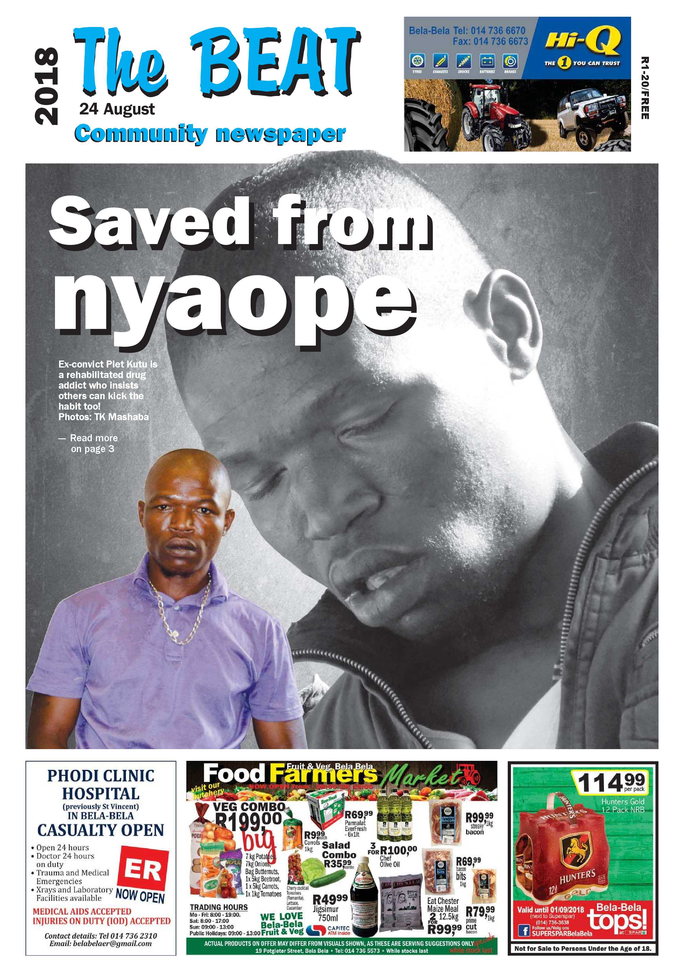 The Beat 24 August 2018 page 1