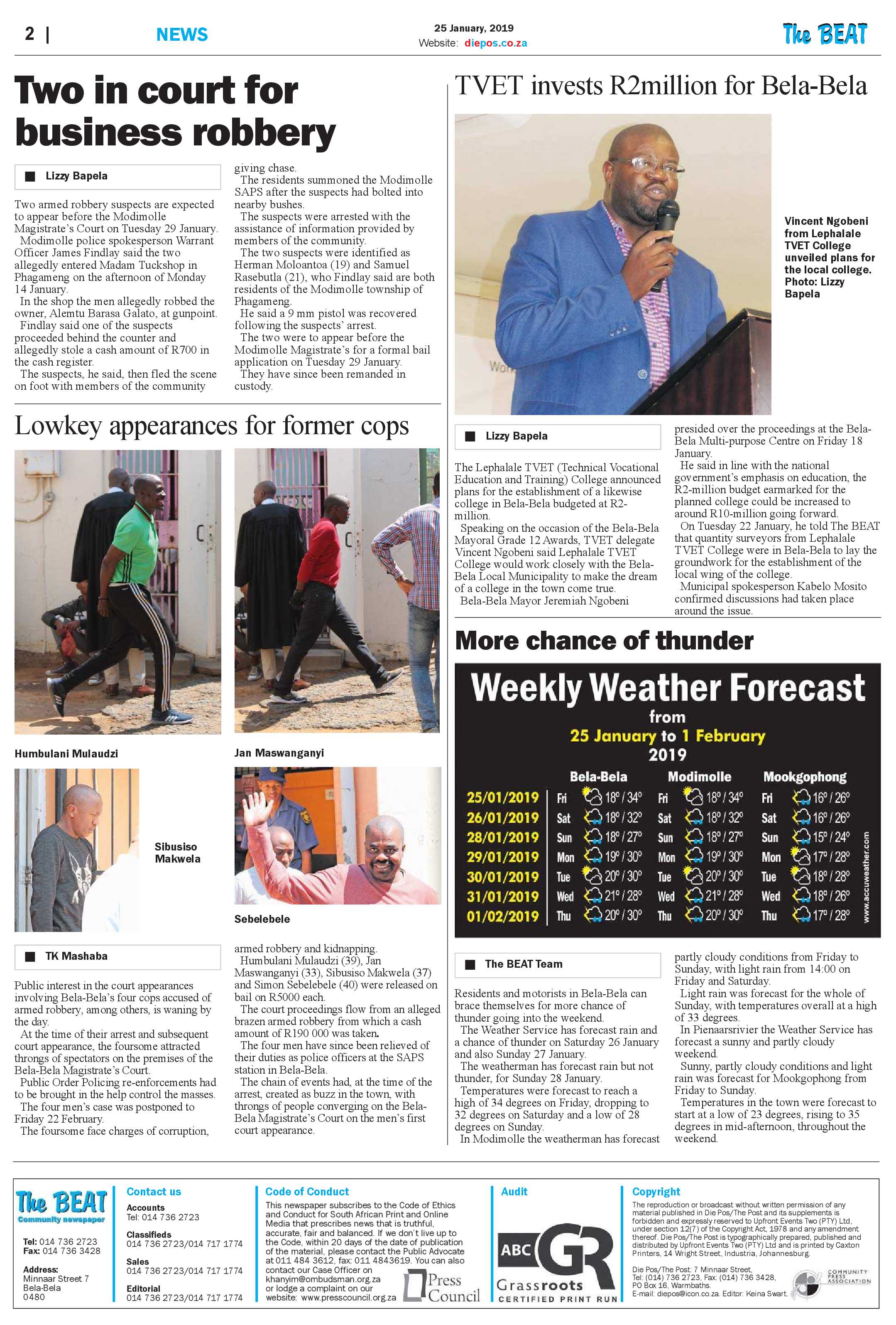 The Beat 25 January 2019 page 2