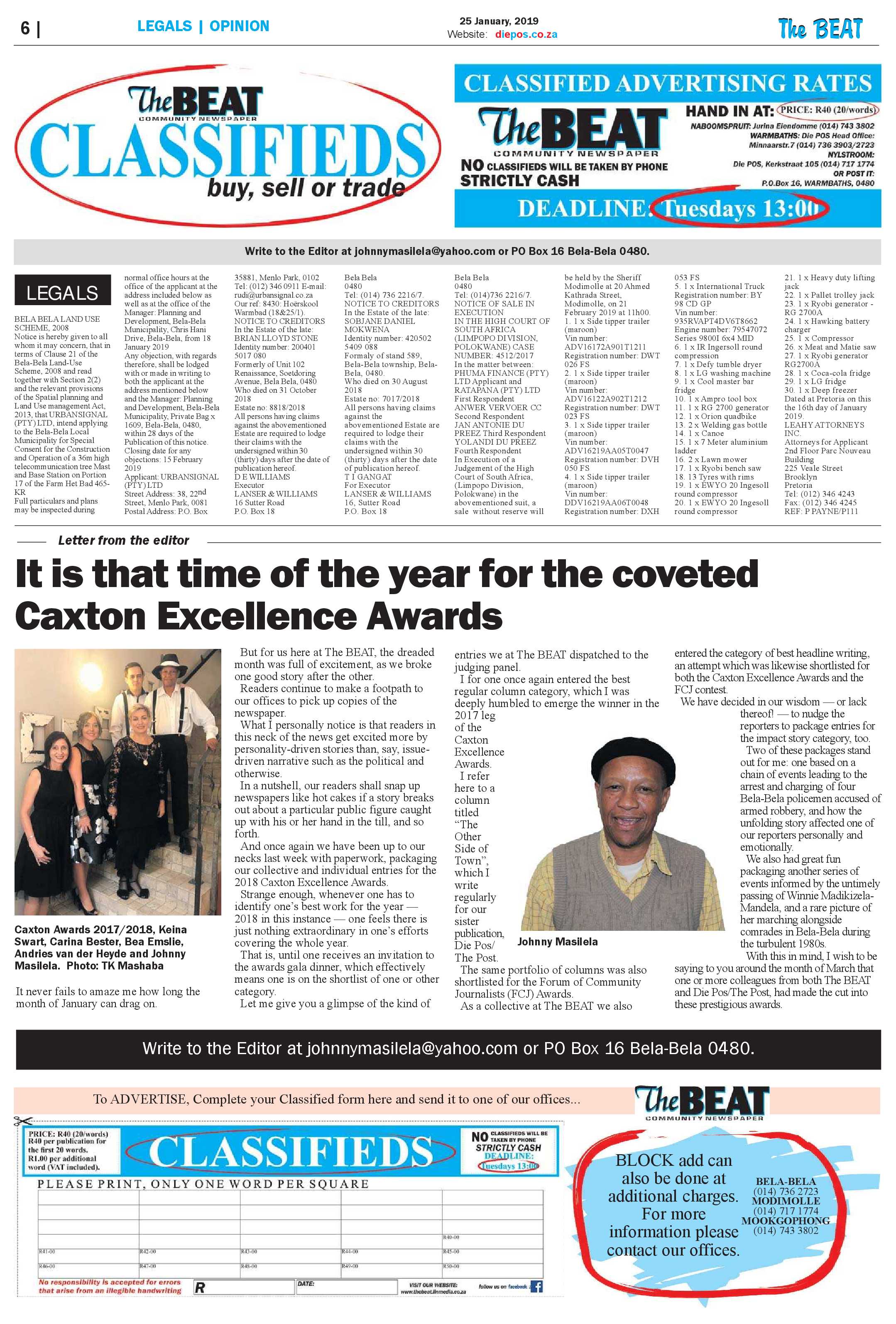 The Beat 25 January 2019 page 6