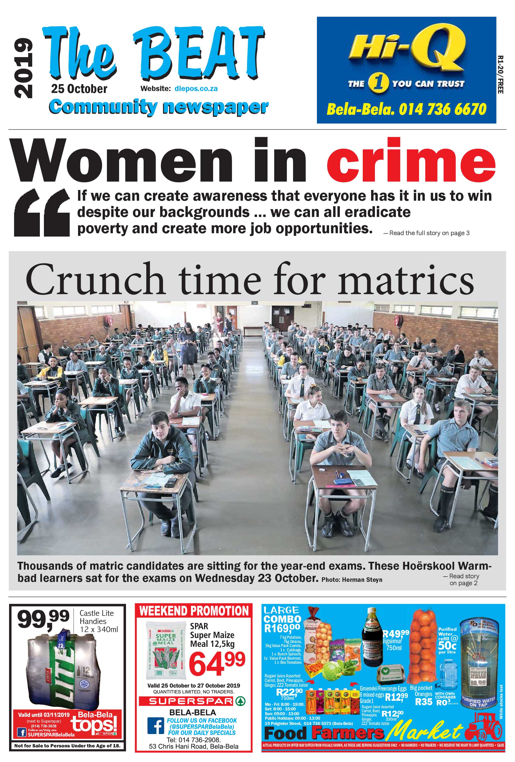 The Beat 25 October 2019 page 1