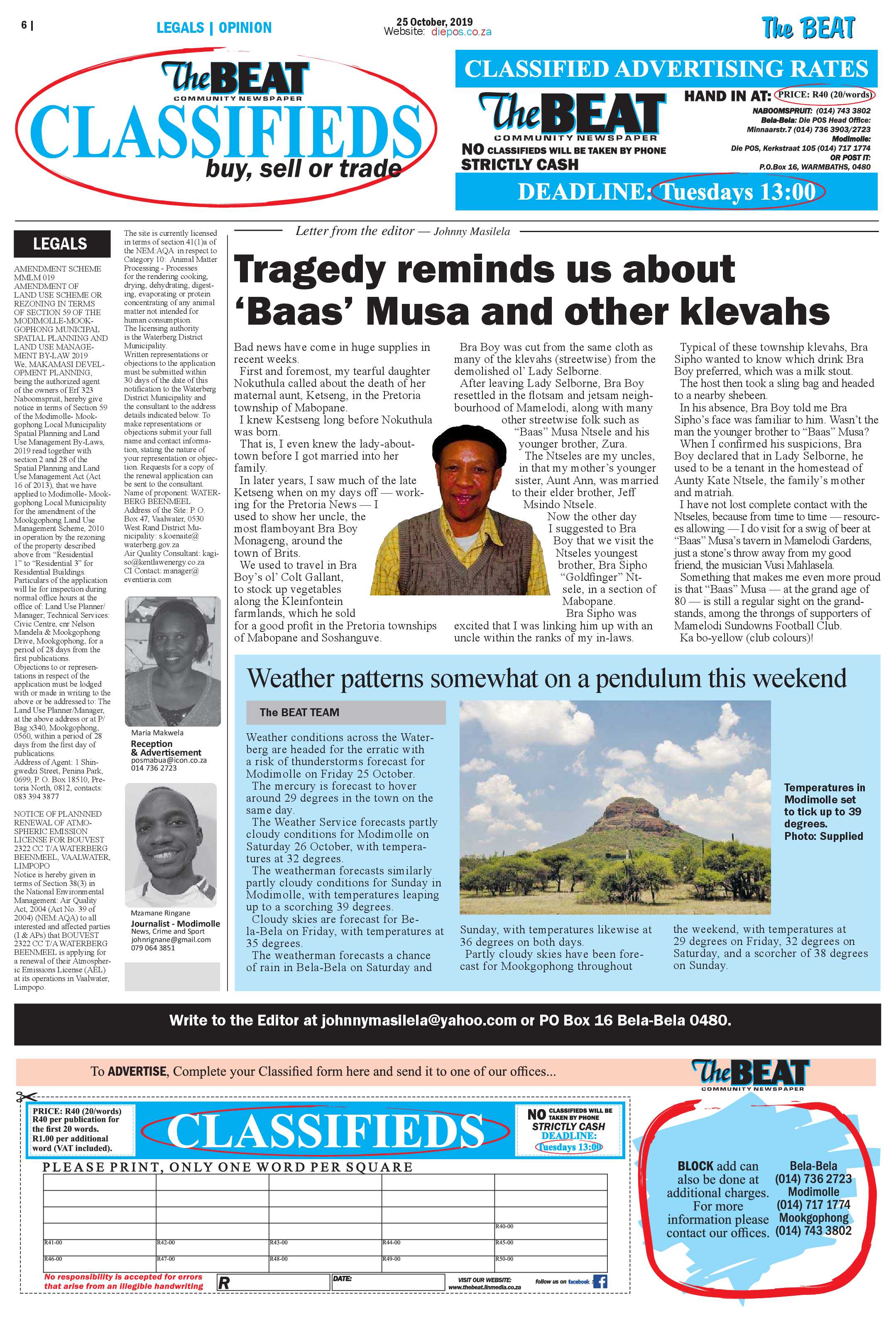 The Beat 25 October 2019 page 6