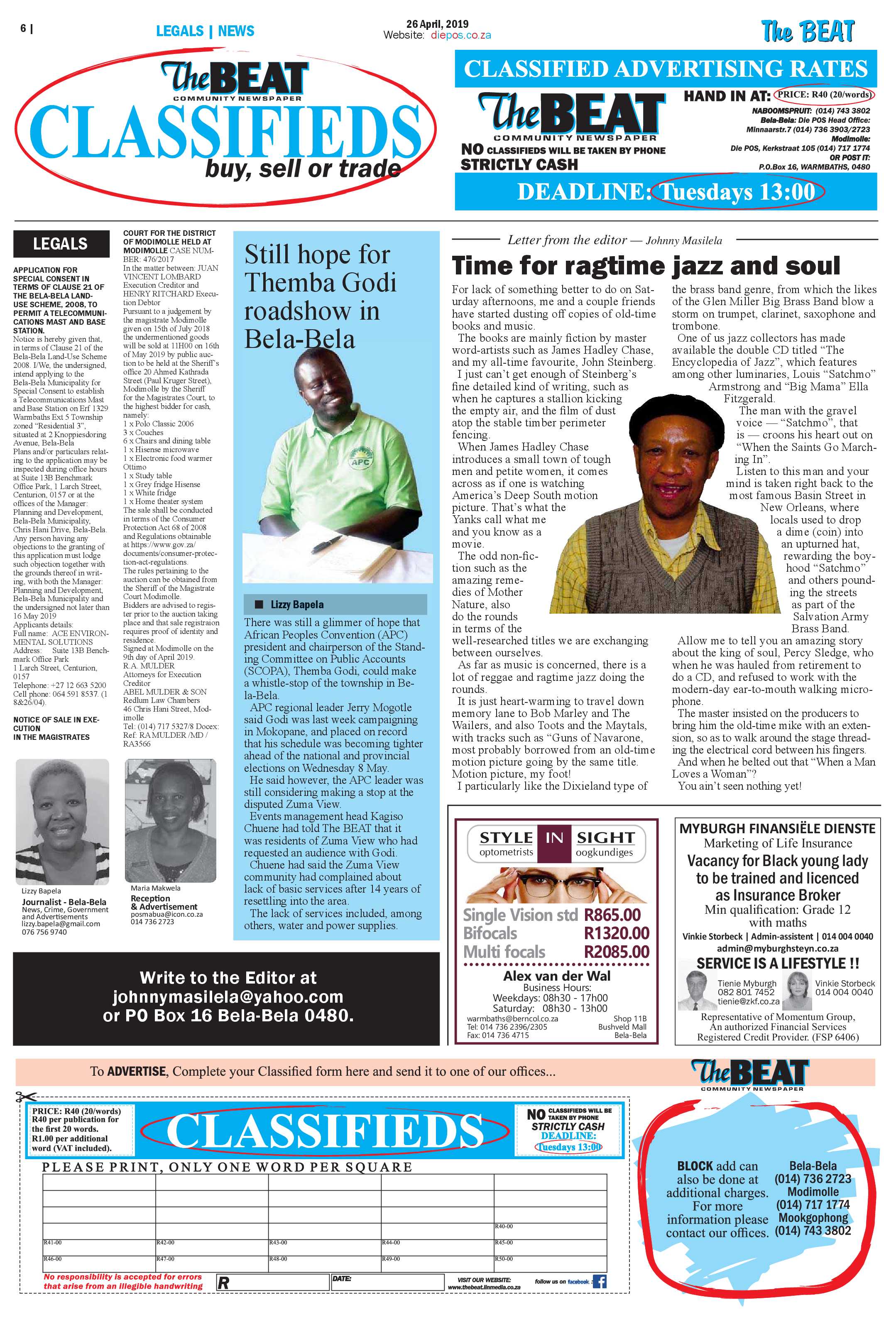 The Beat 26 April 2019 page 6