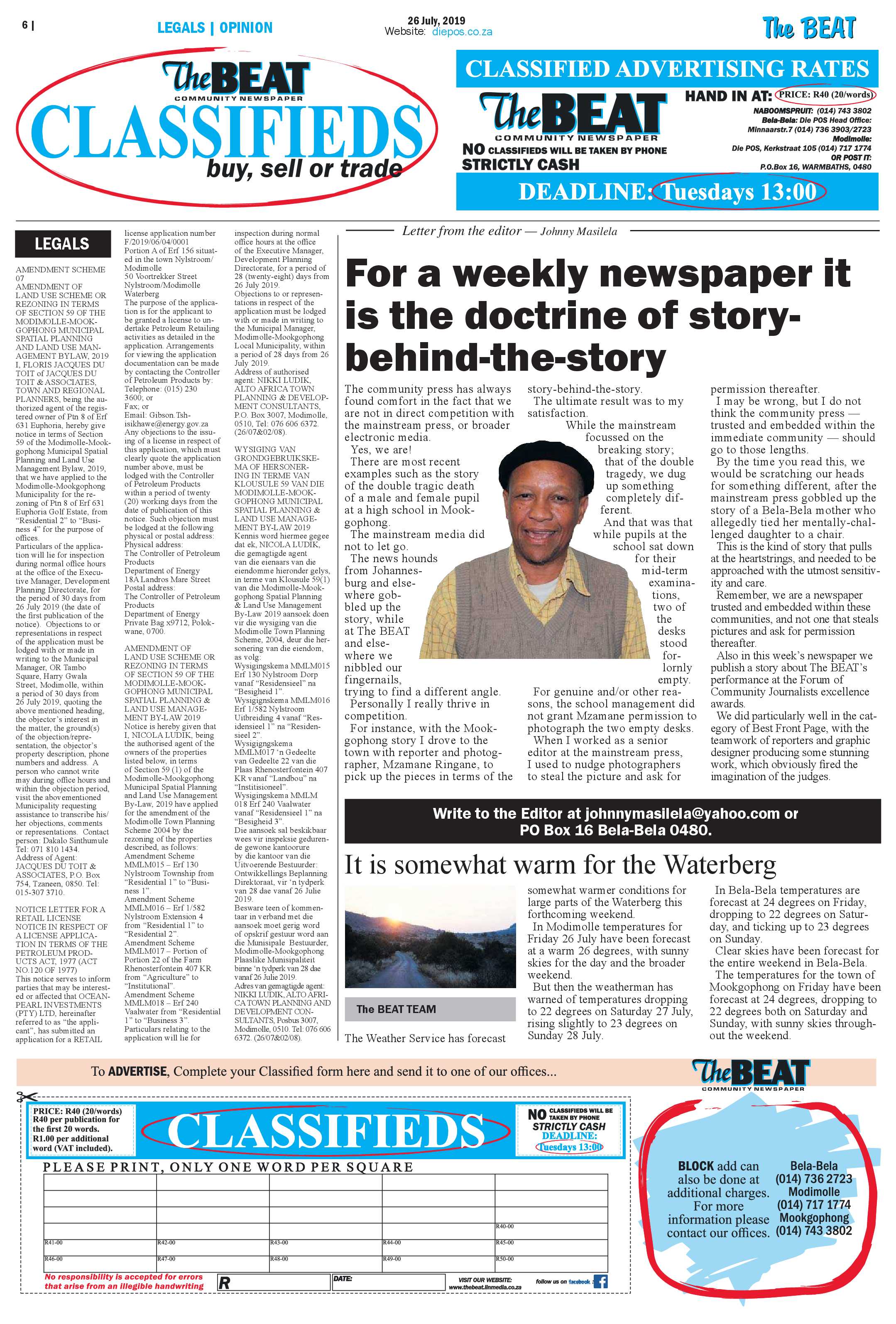 The Beat 26 July 2019 page 6