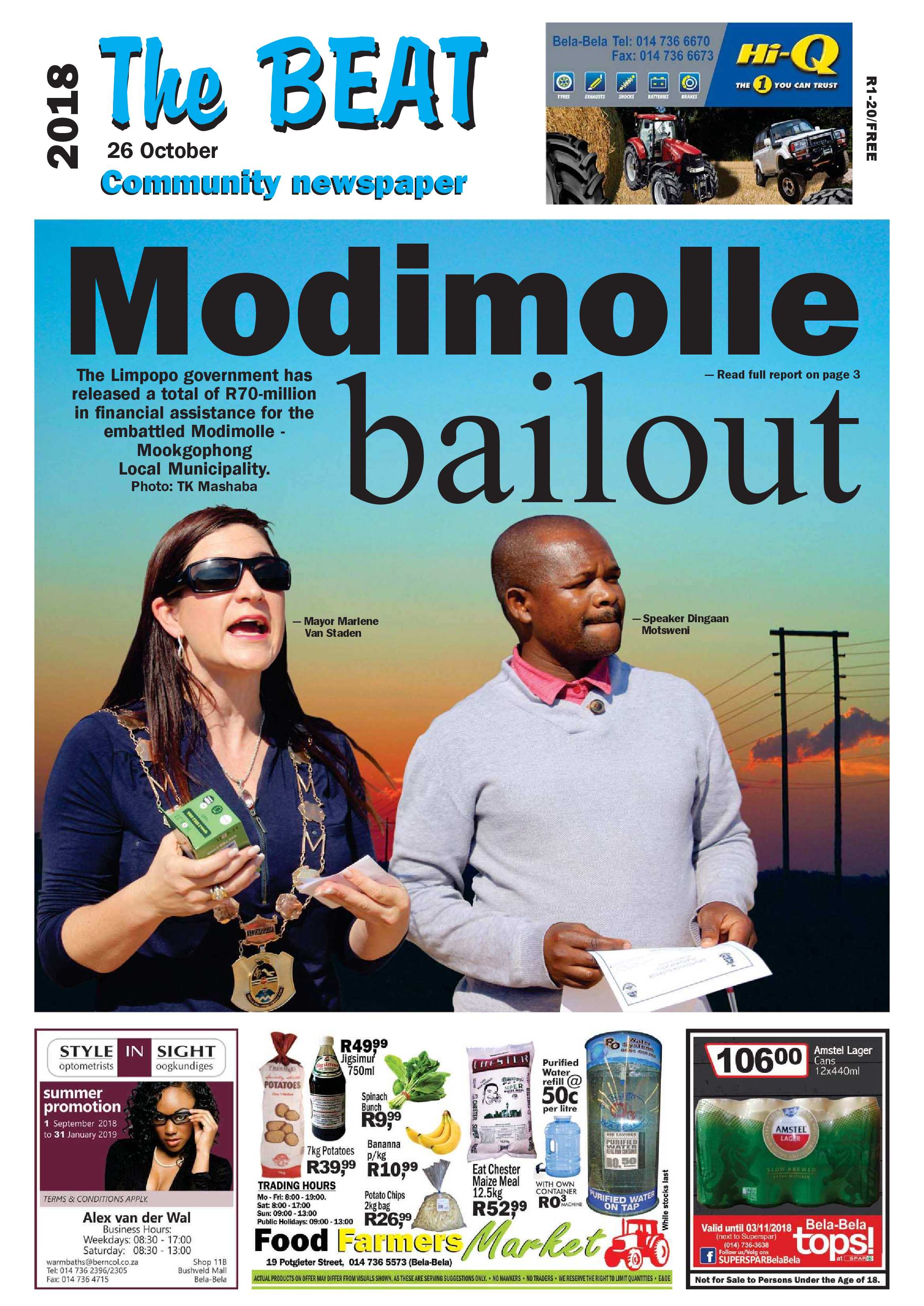 The Beat 26 October 2018 page 1