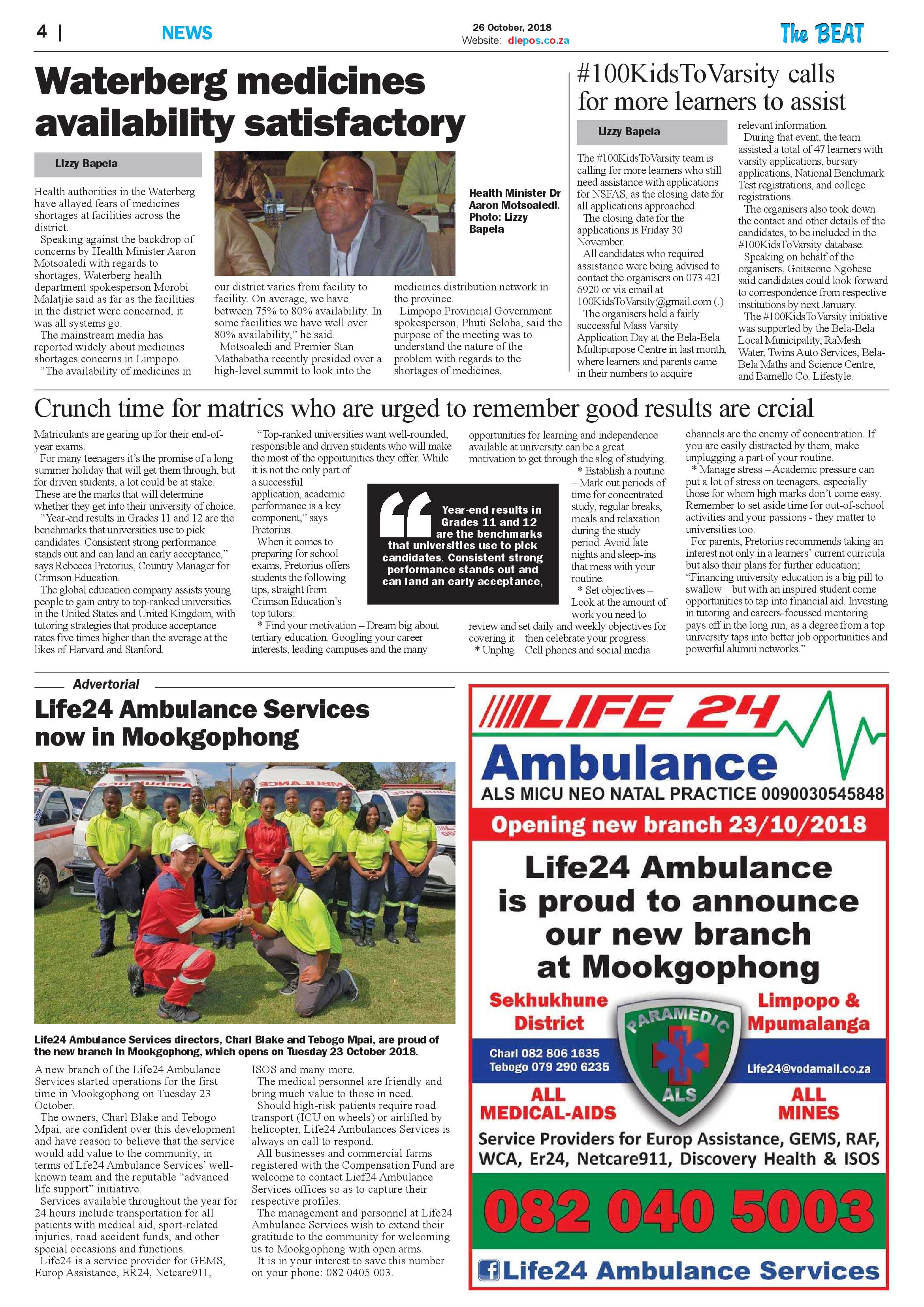 The Beat 26 October 2018 page 4