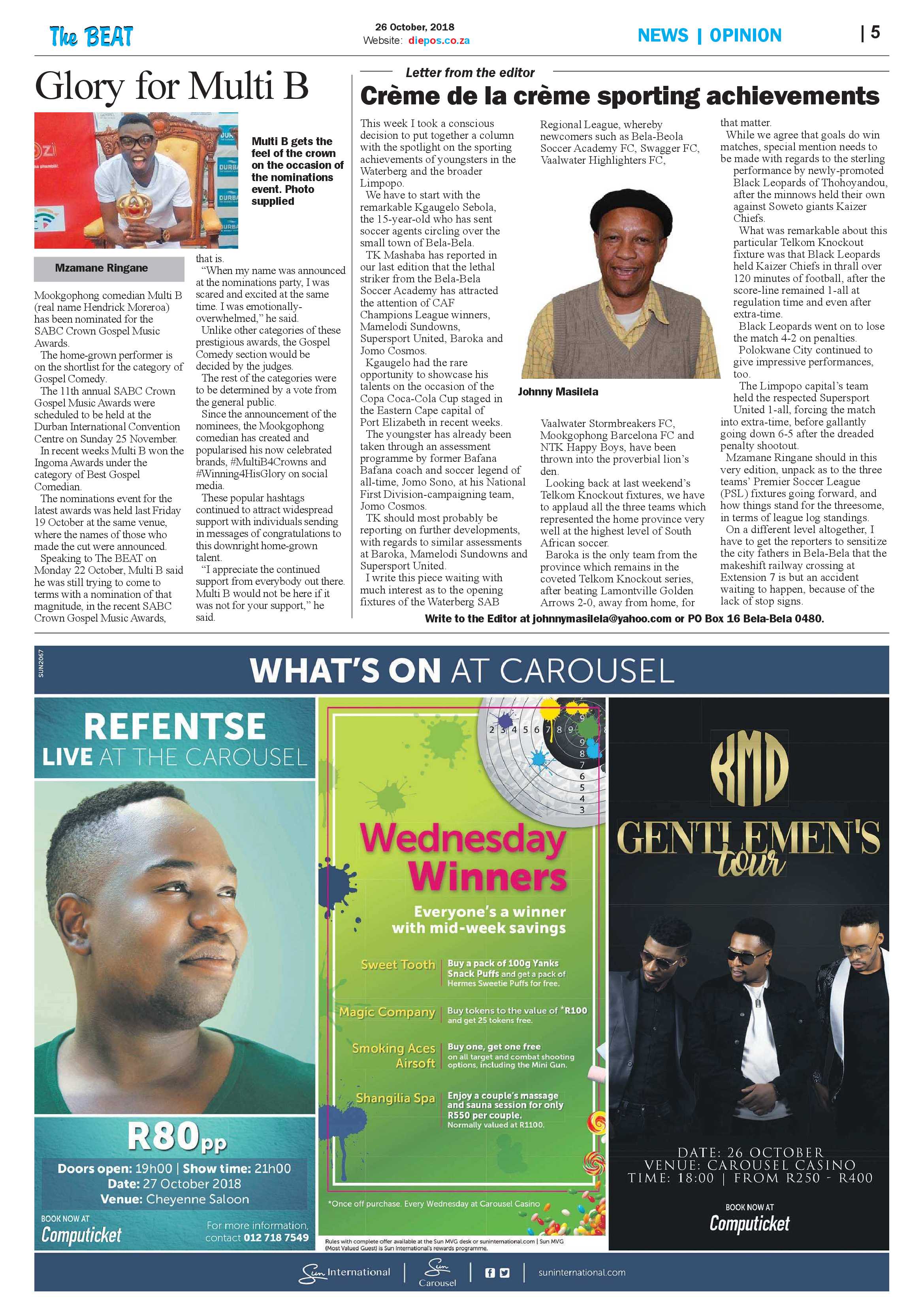 The Beat 26 October 2018 page 5