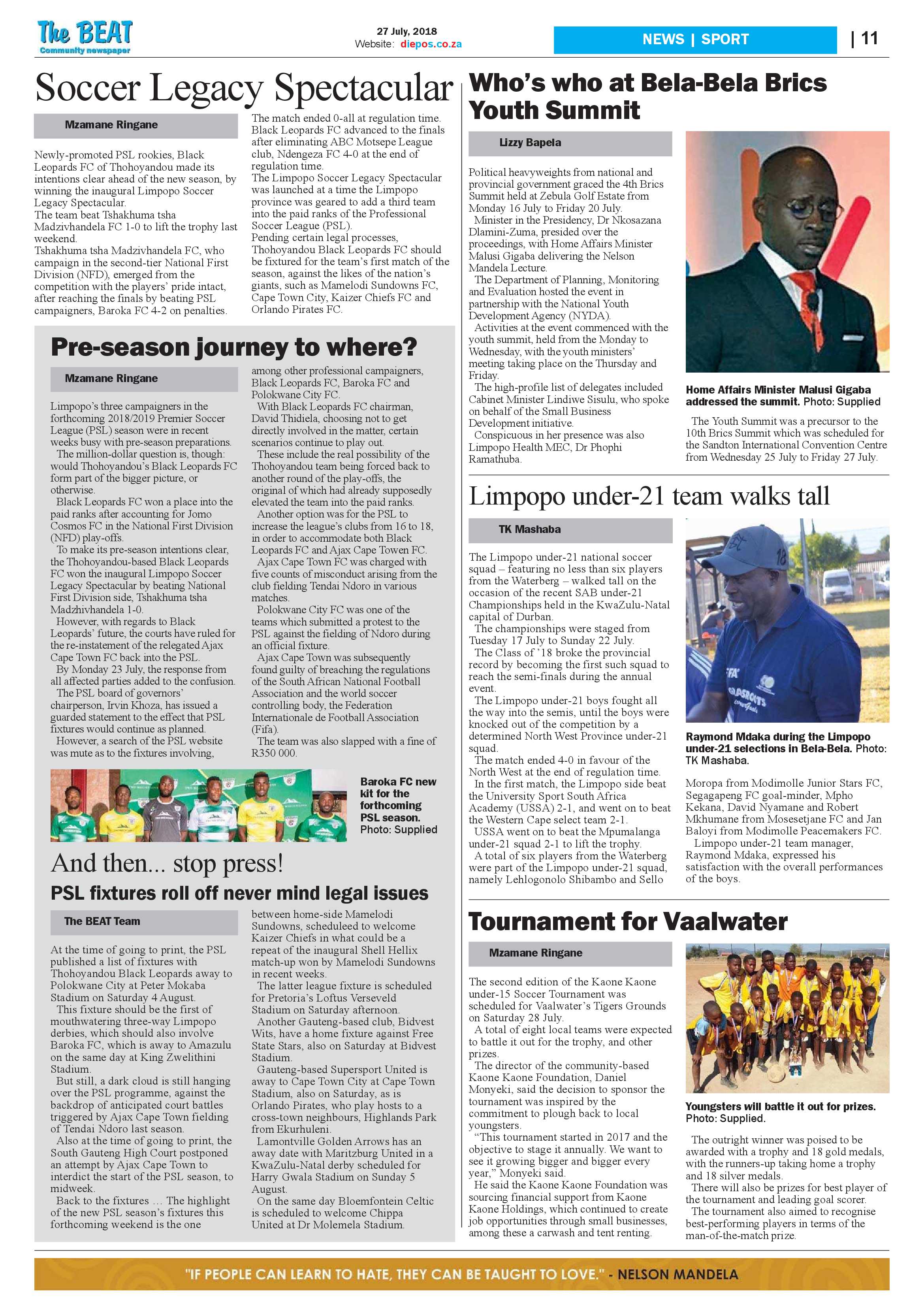 The Beat 27 July 2018 page 11