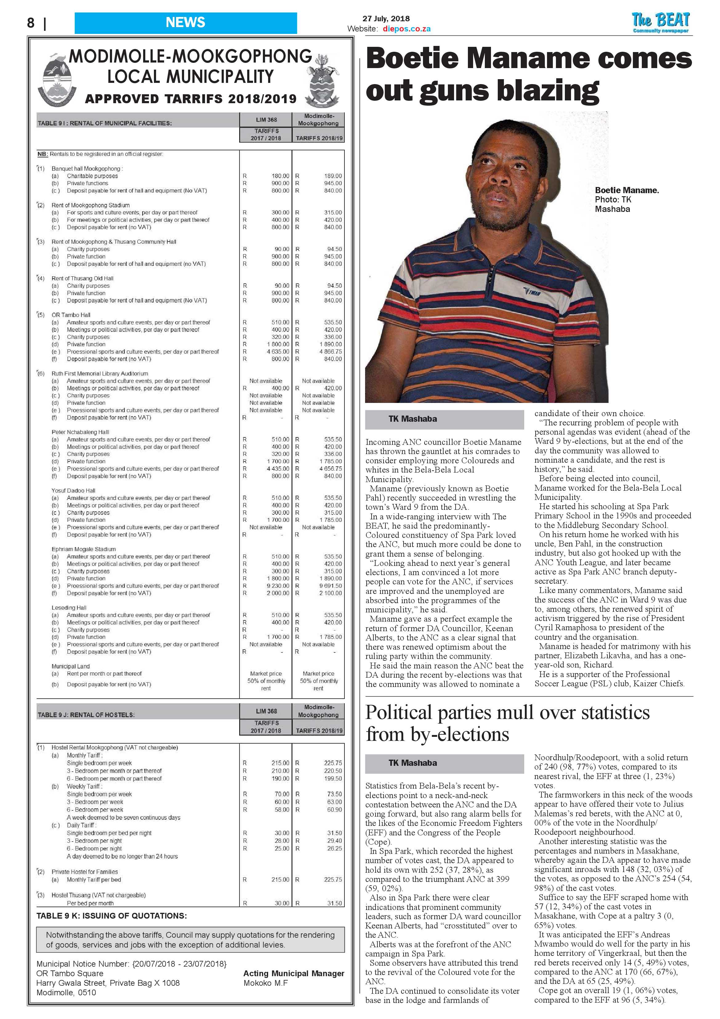 The Beat 27 July 2018 page 8