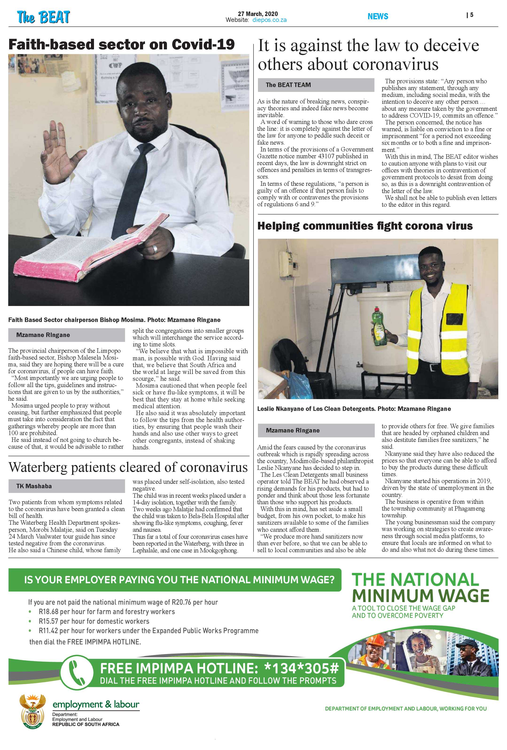 The Beat 27 March 2020 page 5