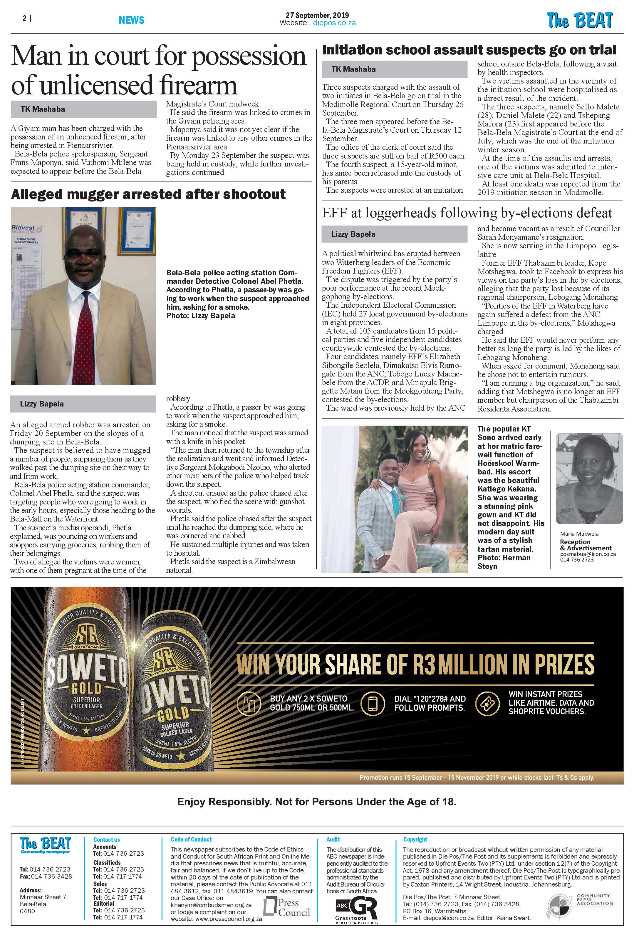 The Beat 27 September 2019 page 2