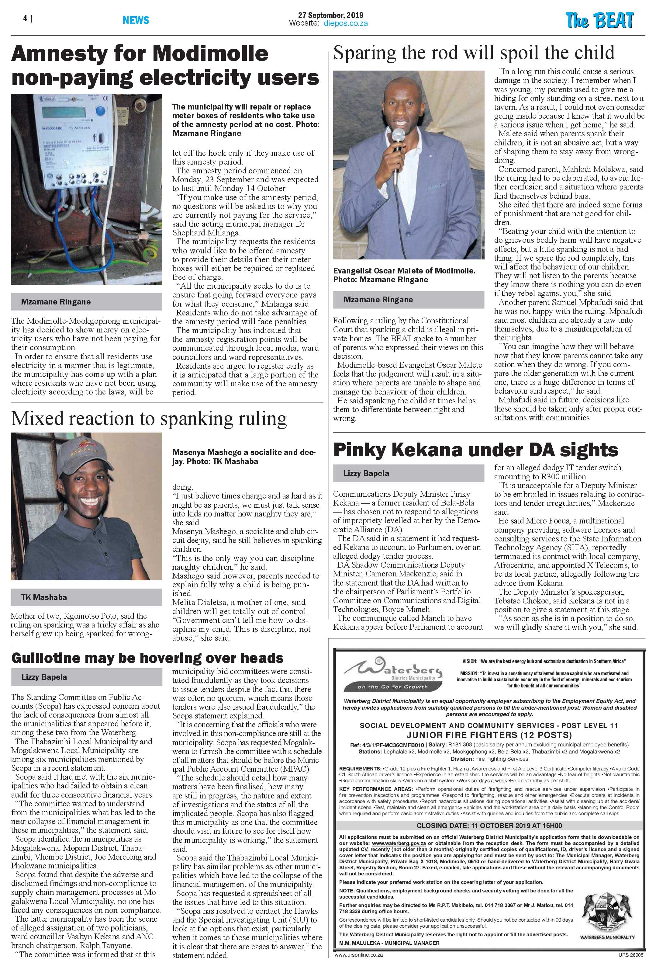 The Beat 27 September 2019 page 4