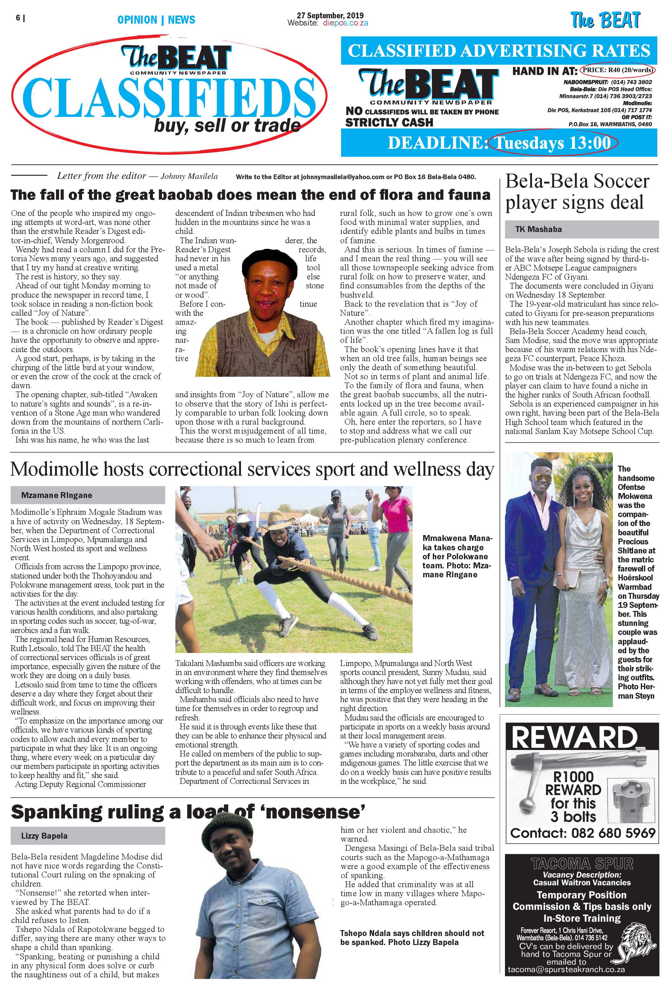 The Beat 27 September 2019 page 6