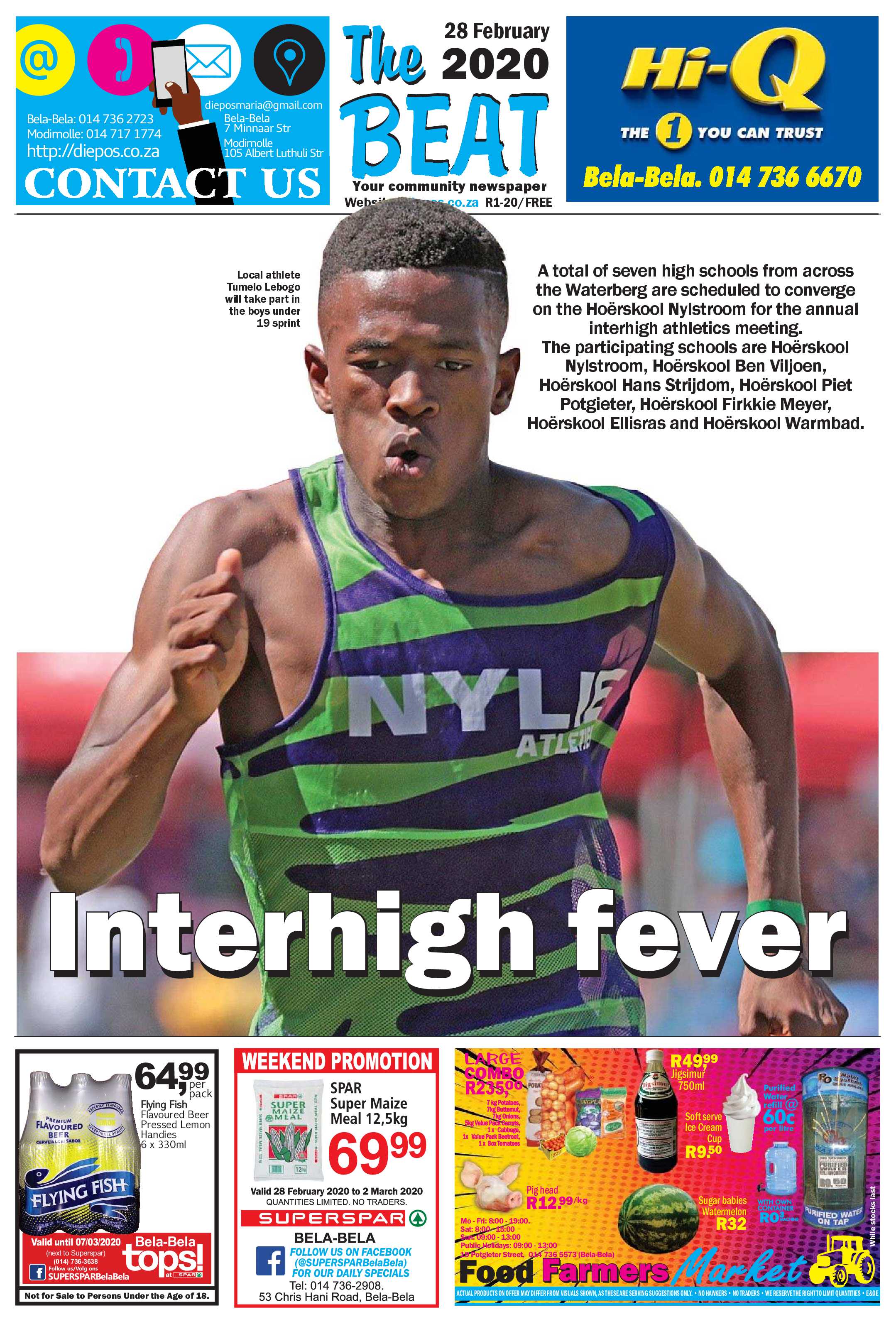 The Beat 28 February 2020 page 1