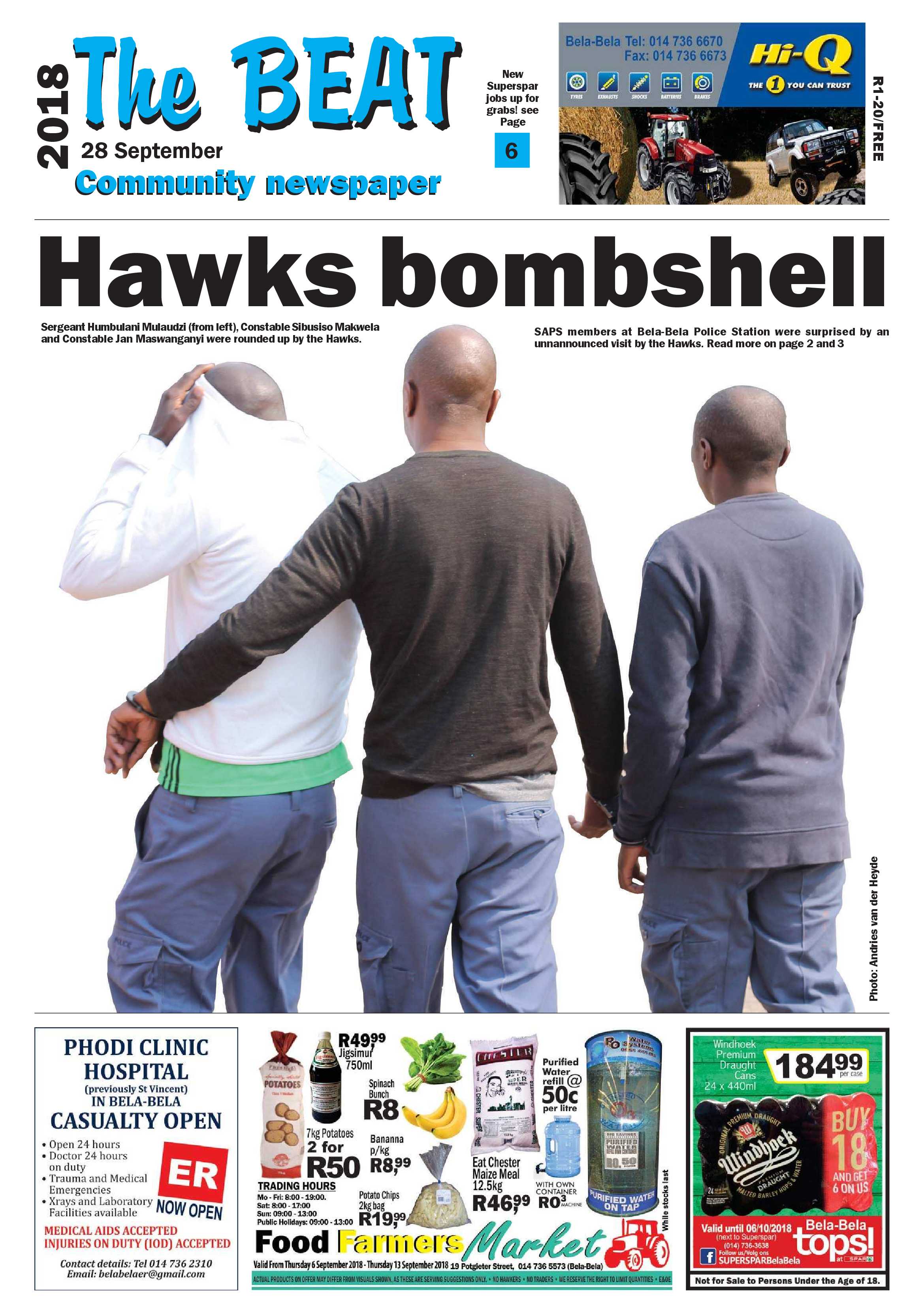 The Beat 28 September 2018 page 1