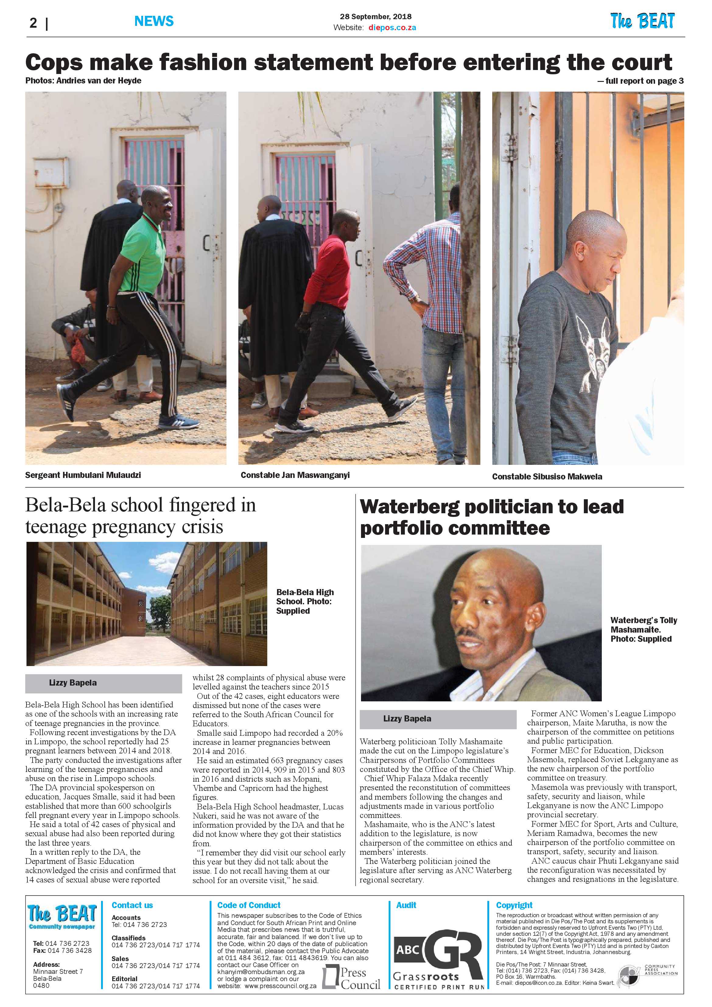 The Beat 28 September 2018 page 2