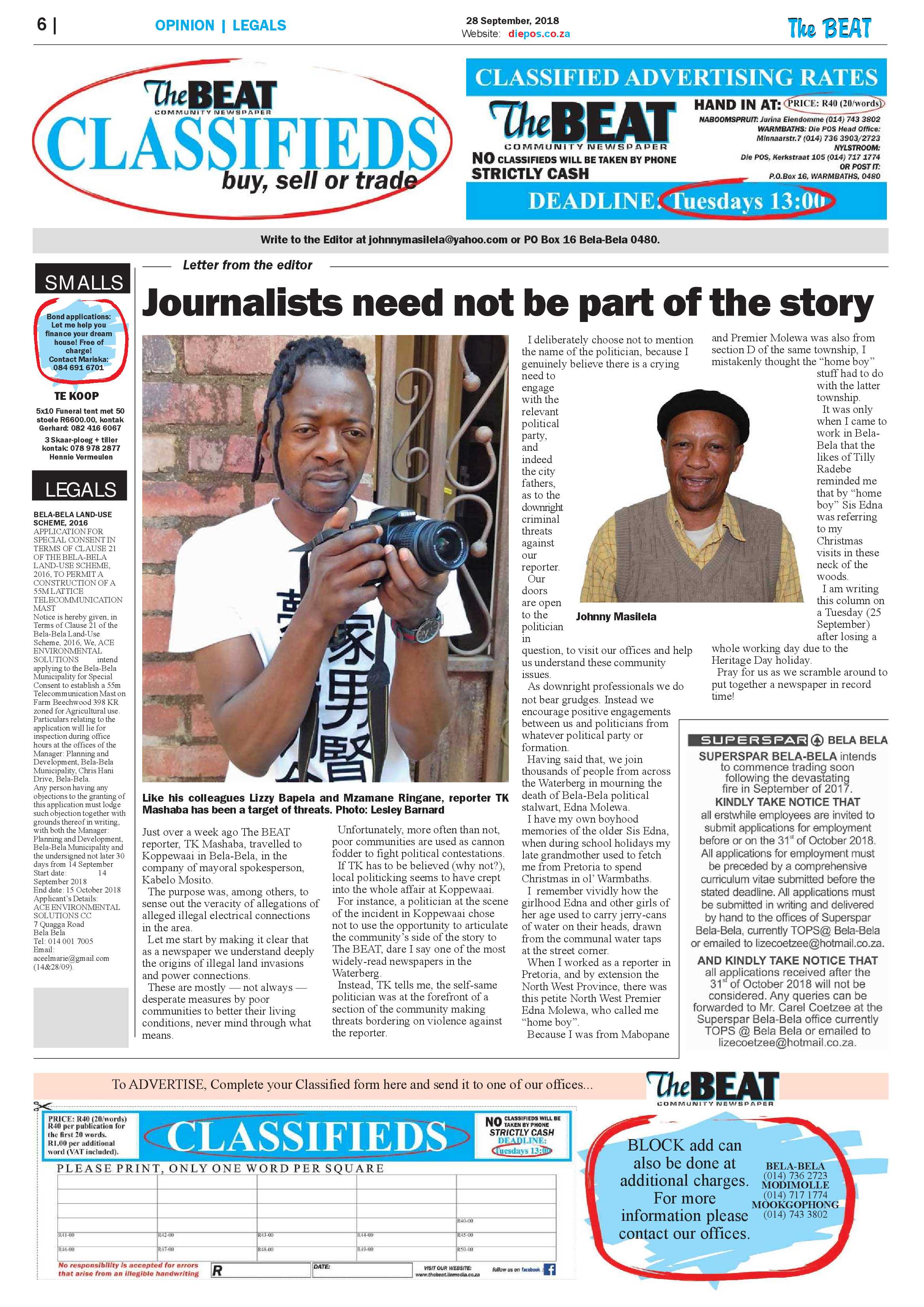 The Beat 28 September 2018 page 6