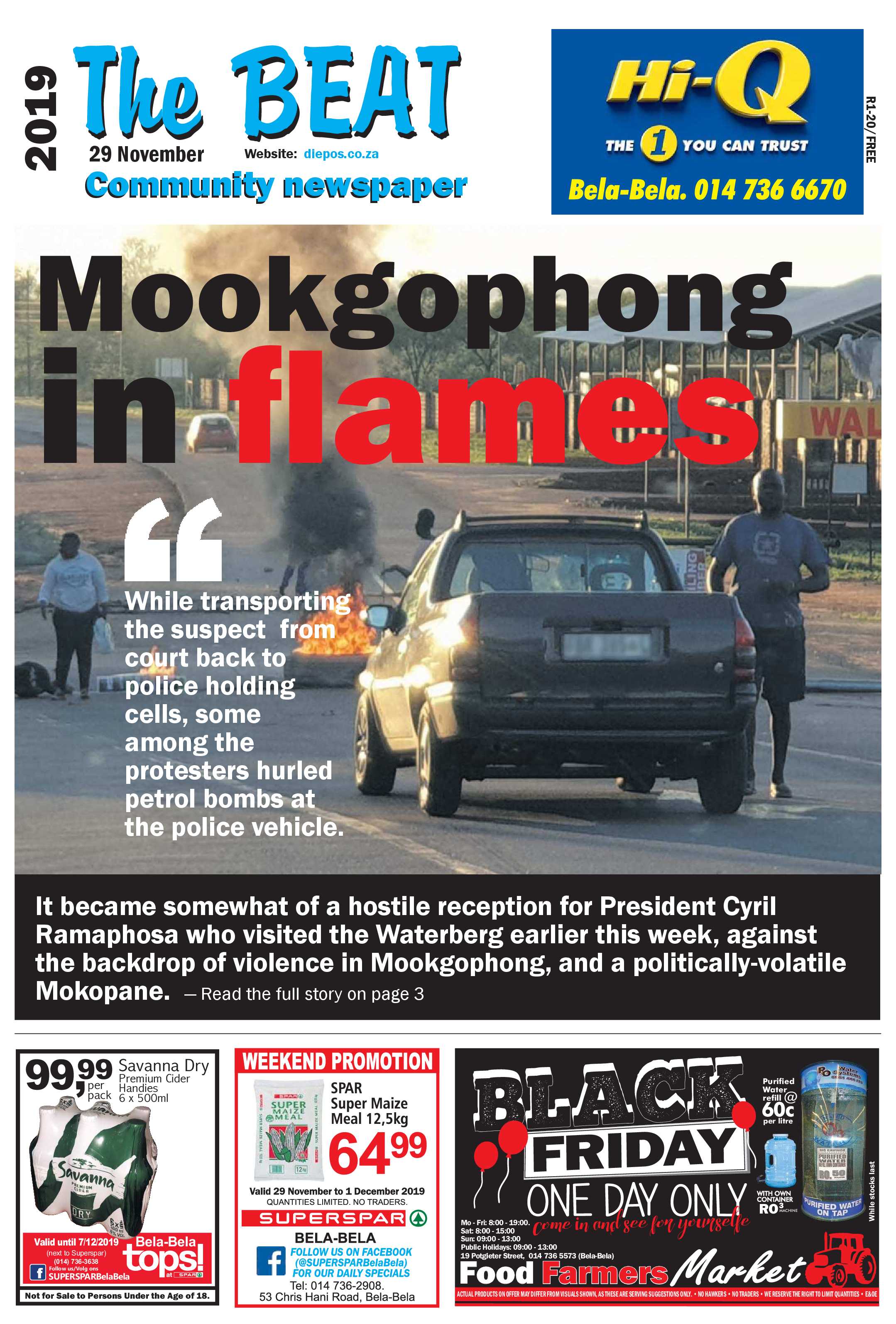 The Beat 29 November 2019 page 1