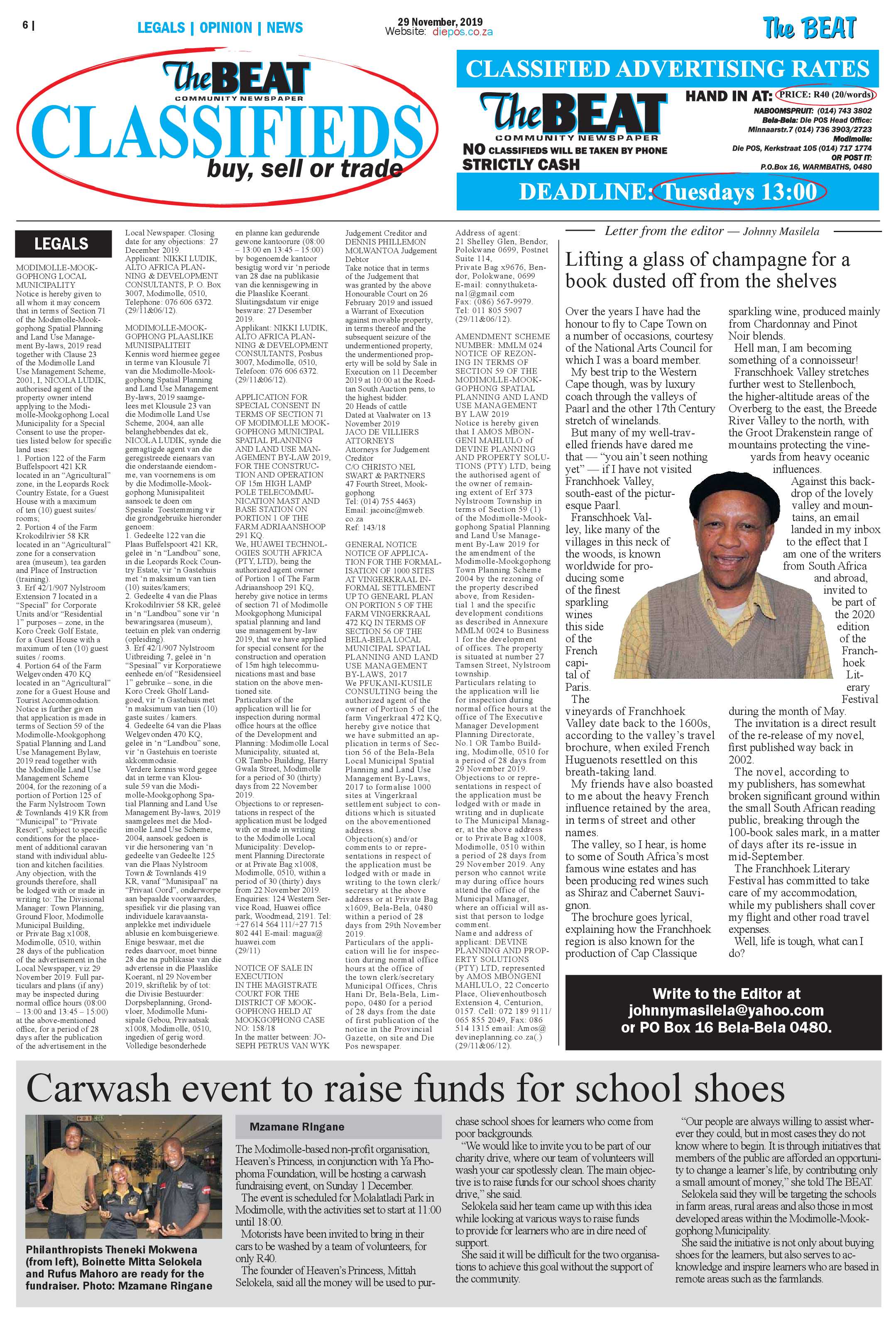 The Beat 29 November 2019 page 6