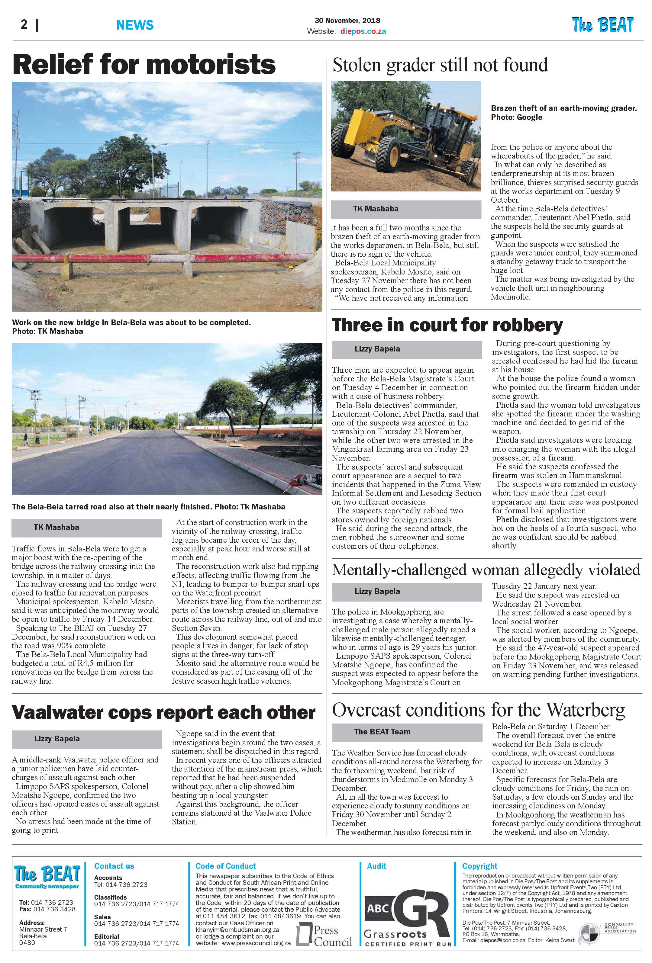 The Beat 30 November 2018 page 2