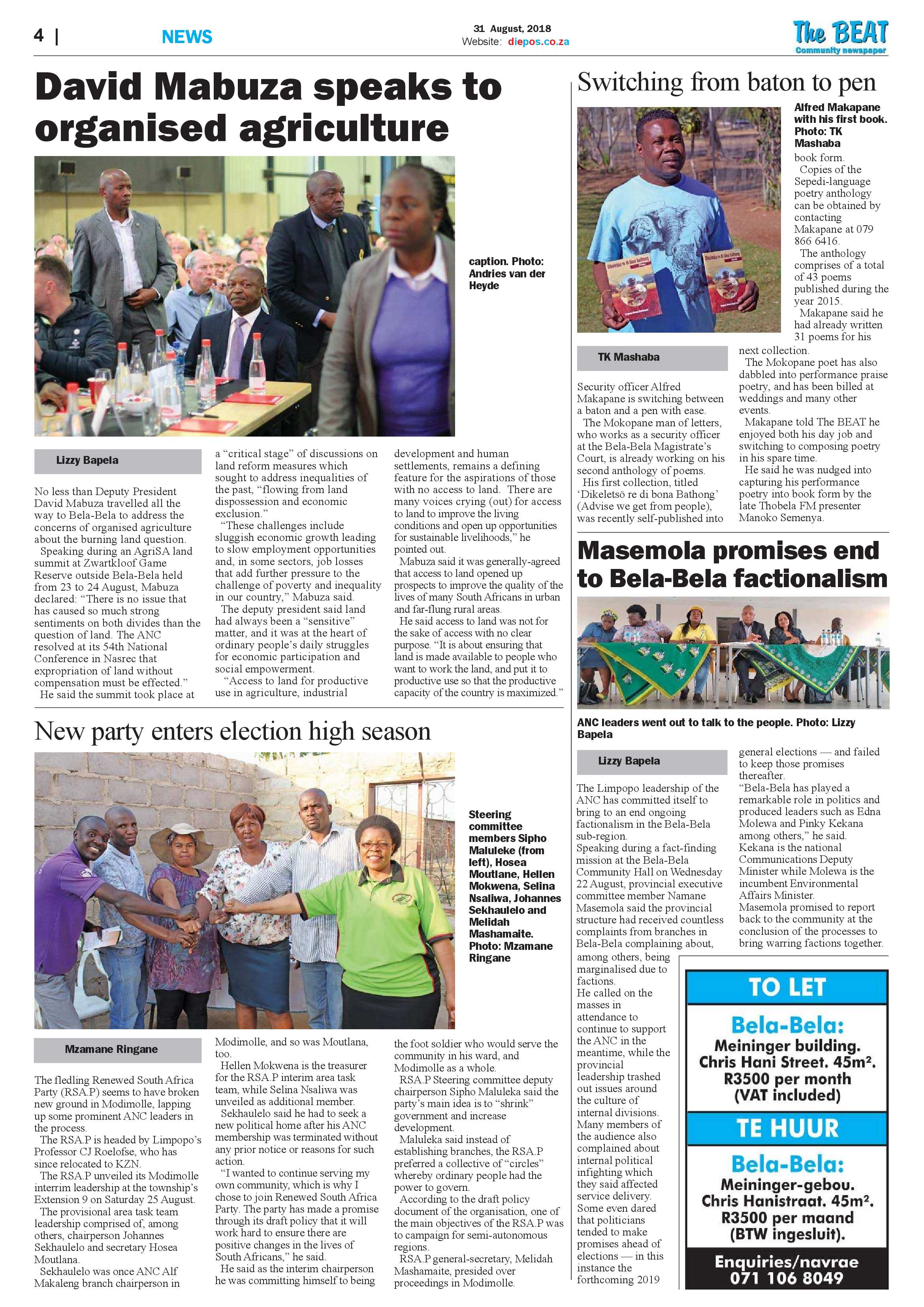 The Beat 31 August 2018 page 4