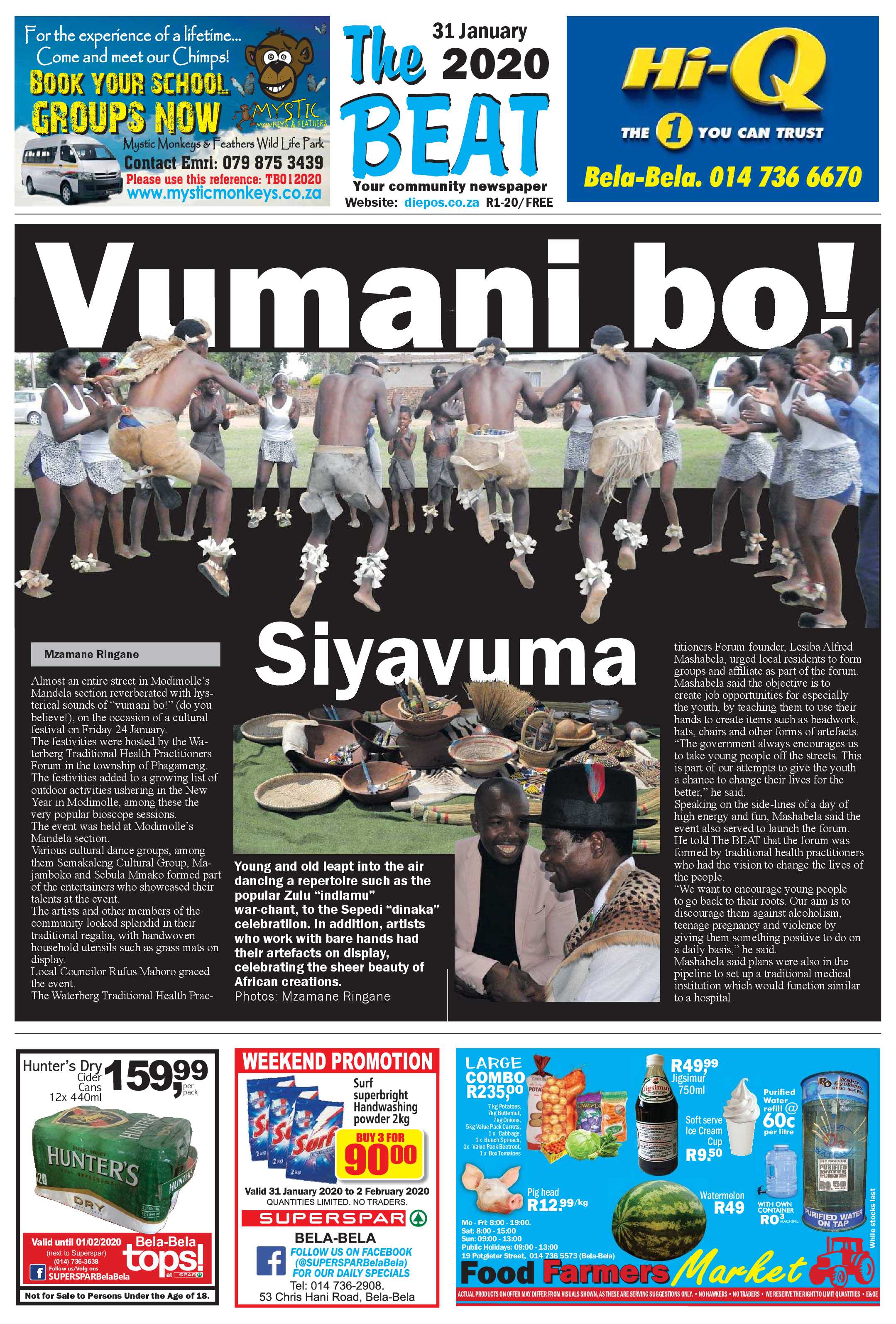 The Beat 31 January 2020 page 1