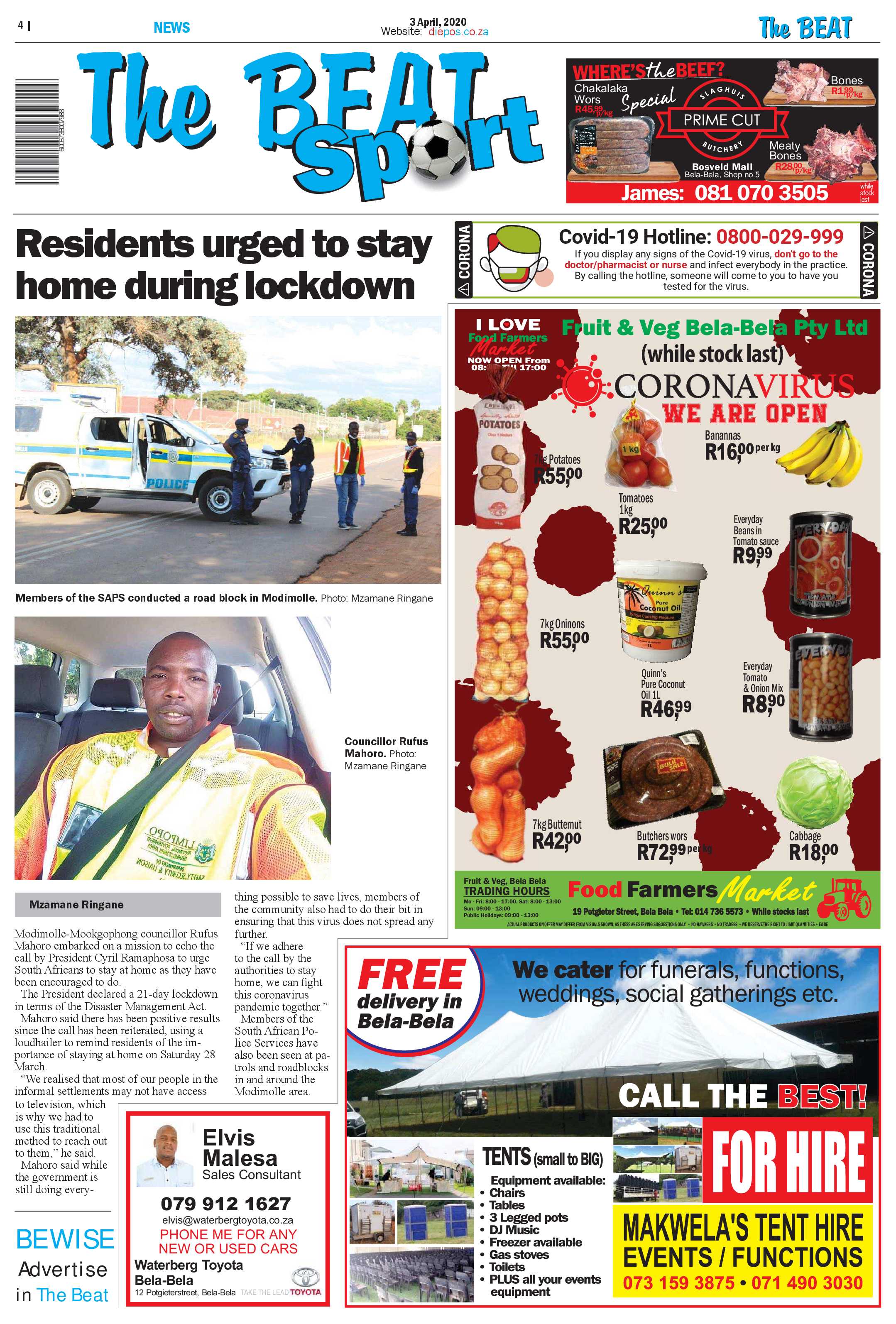 The Beat 3 April 2020 page 4