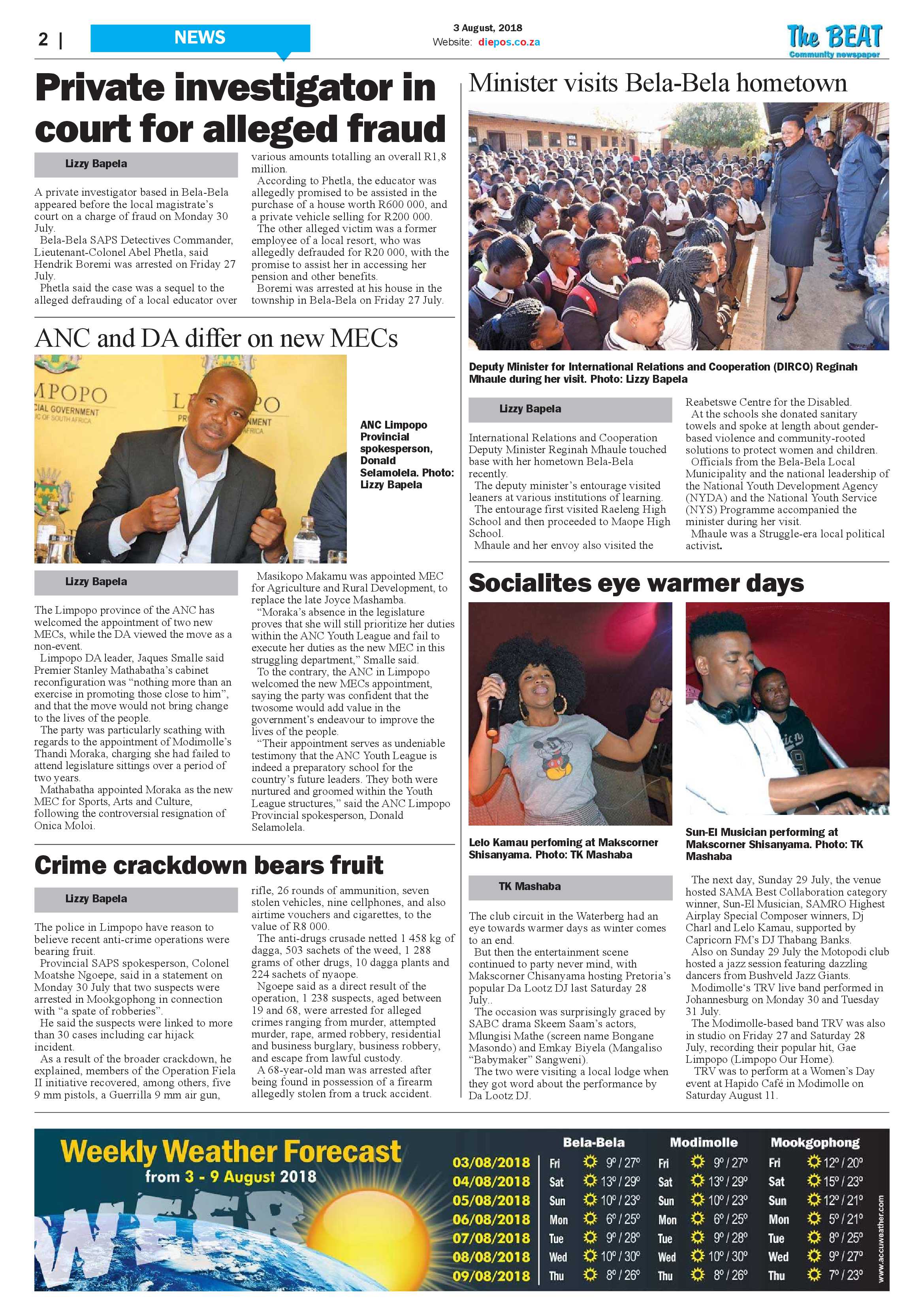 The Beat 3 August 2018 page 2