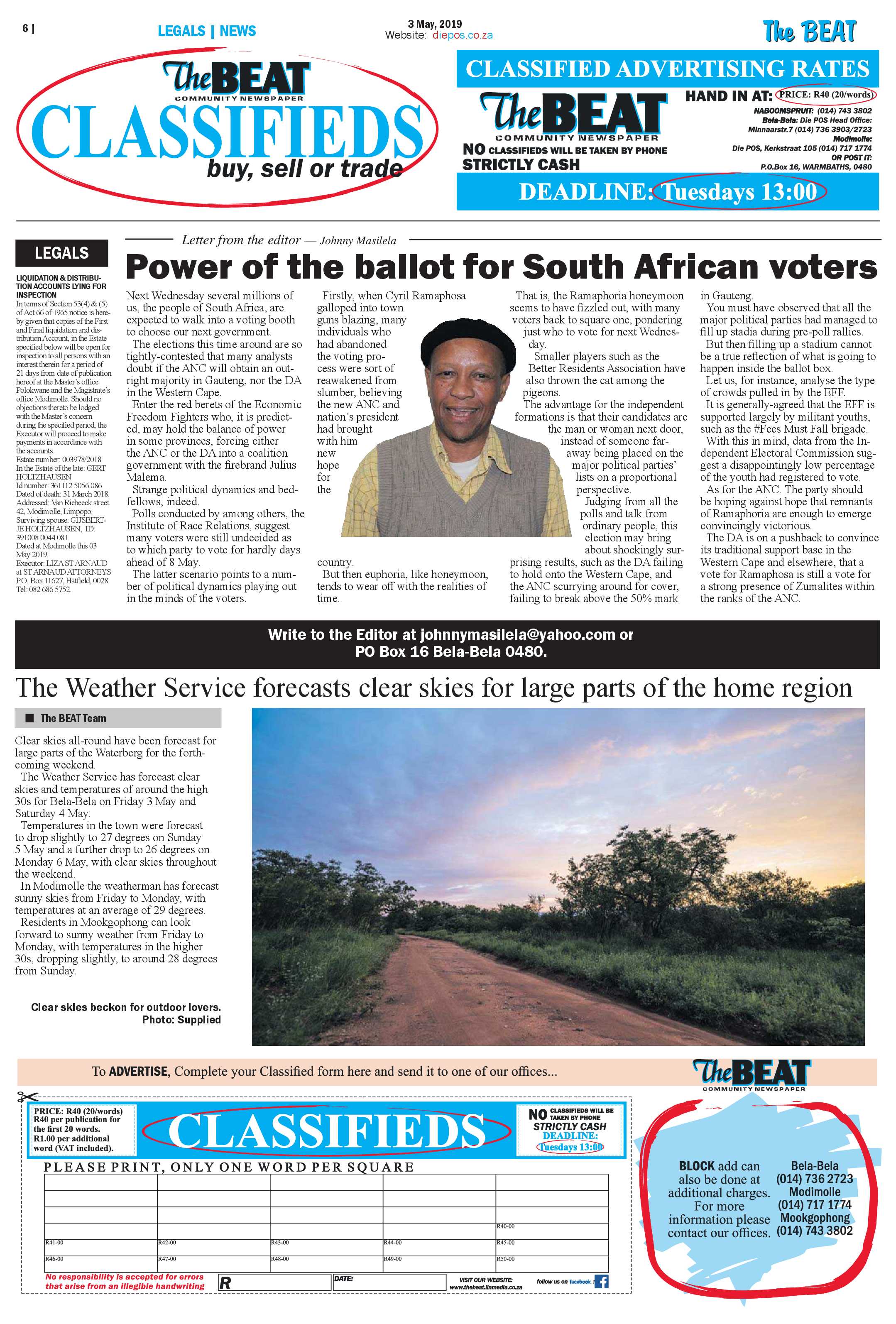 The Beat 3 May 2019 page 6