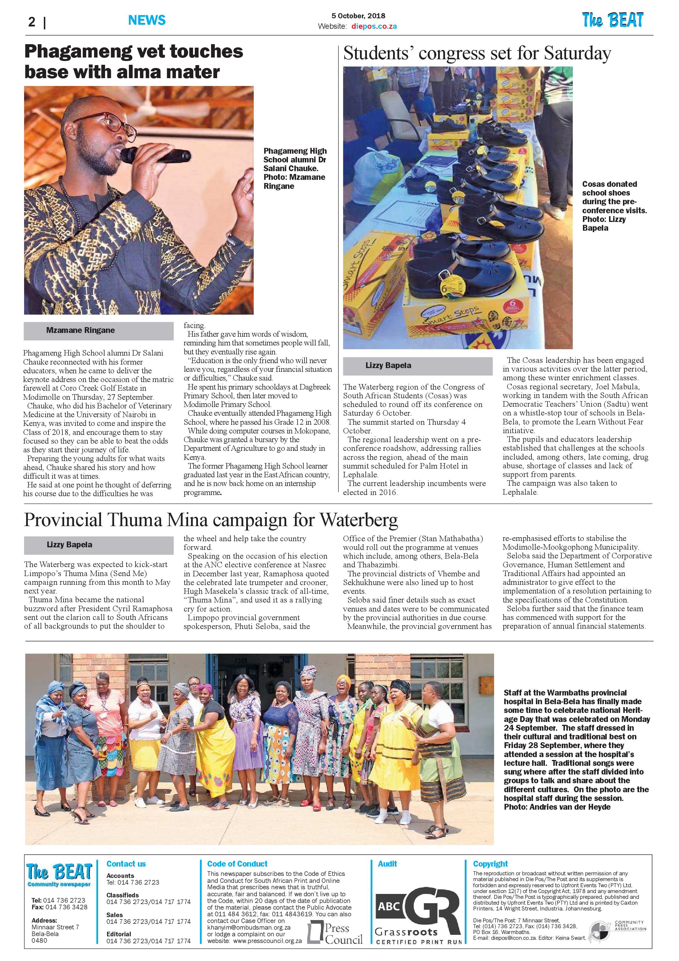The Beat 5 October 2018 page 2