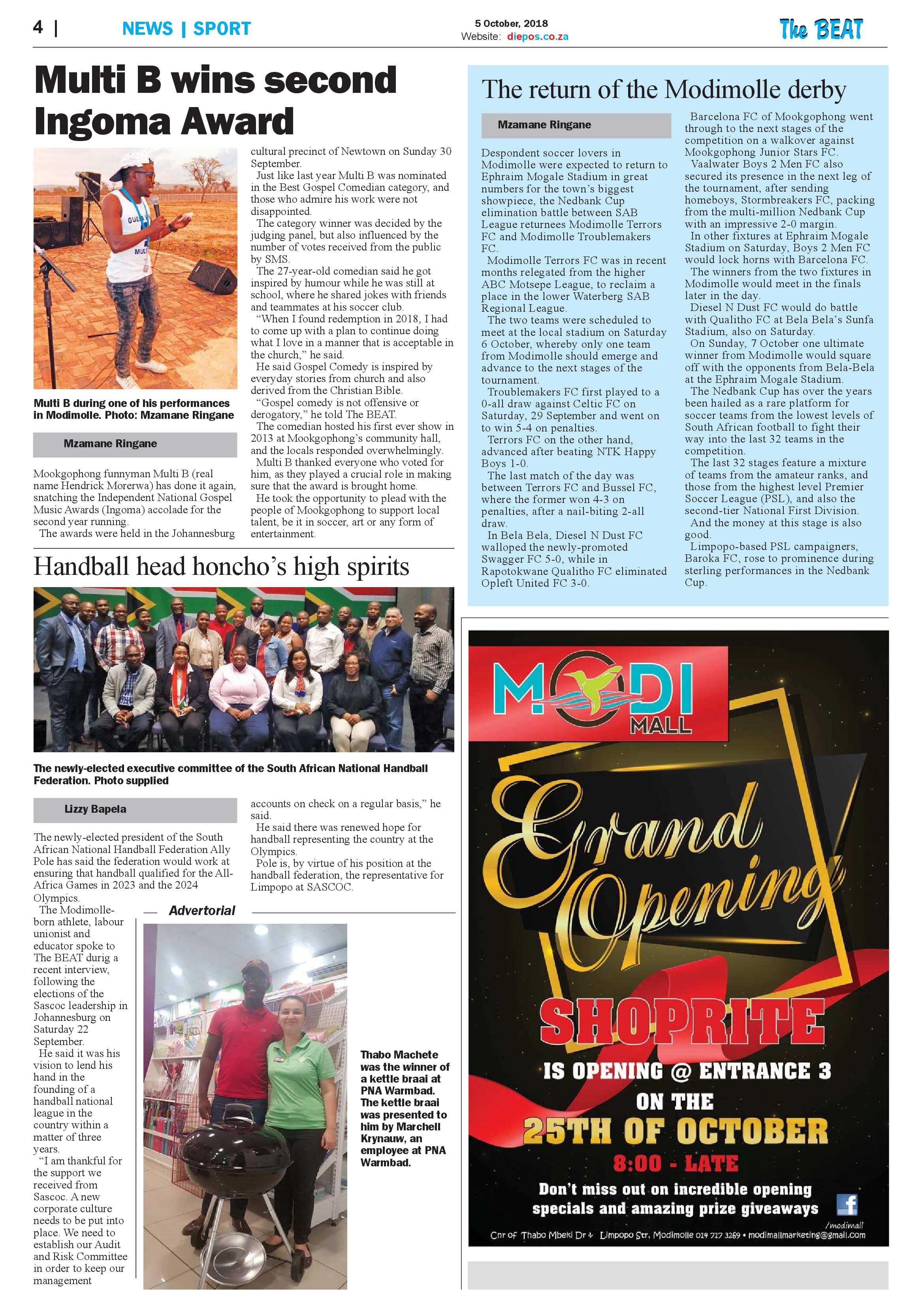 The Beat 5 October 2018 page 4