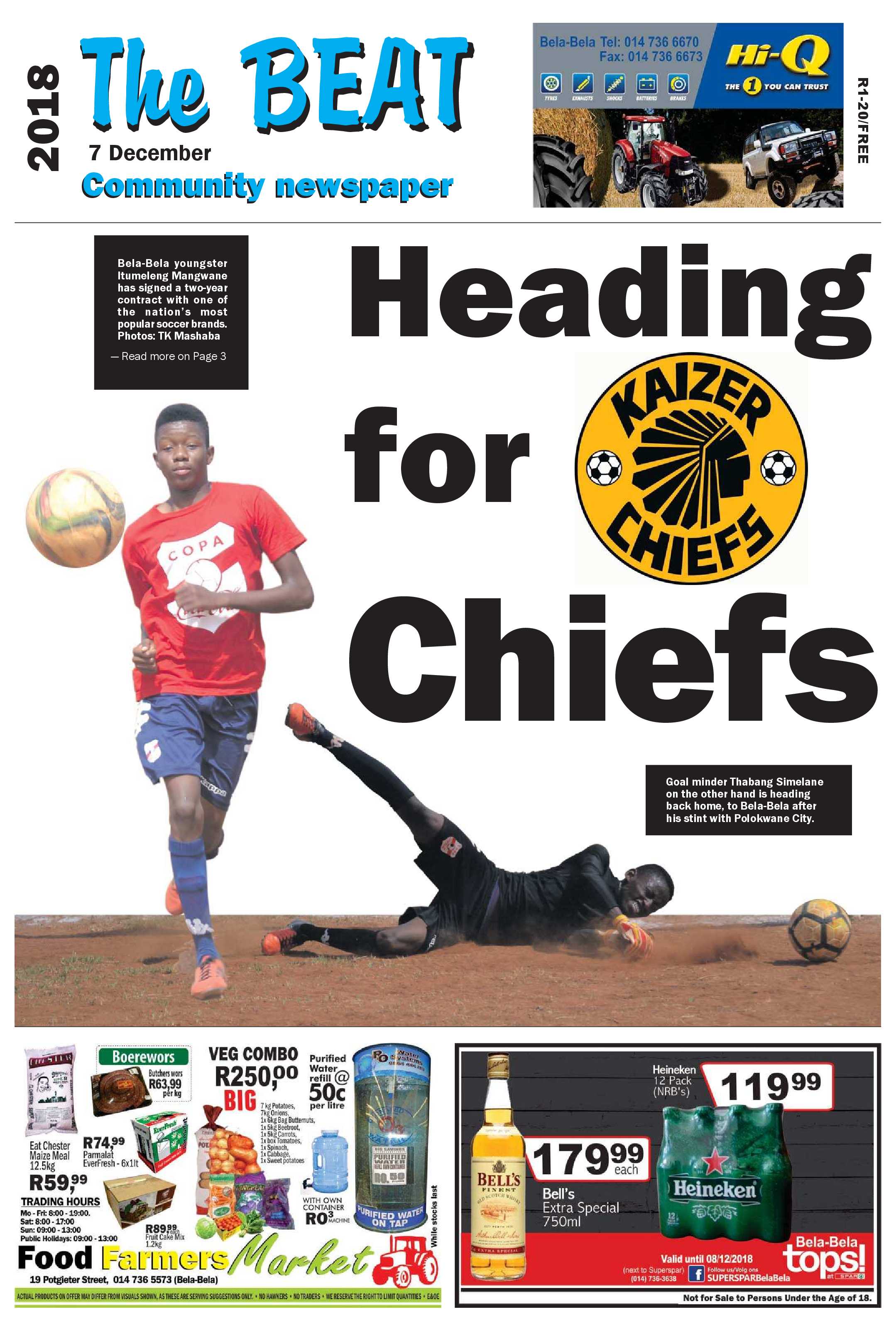 The Beat 7 December 2018 page 1