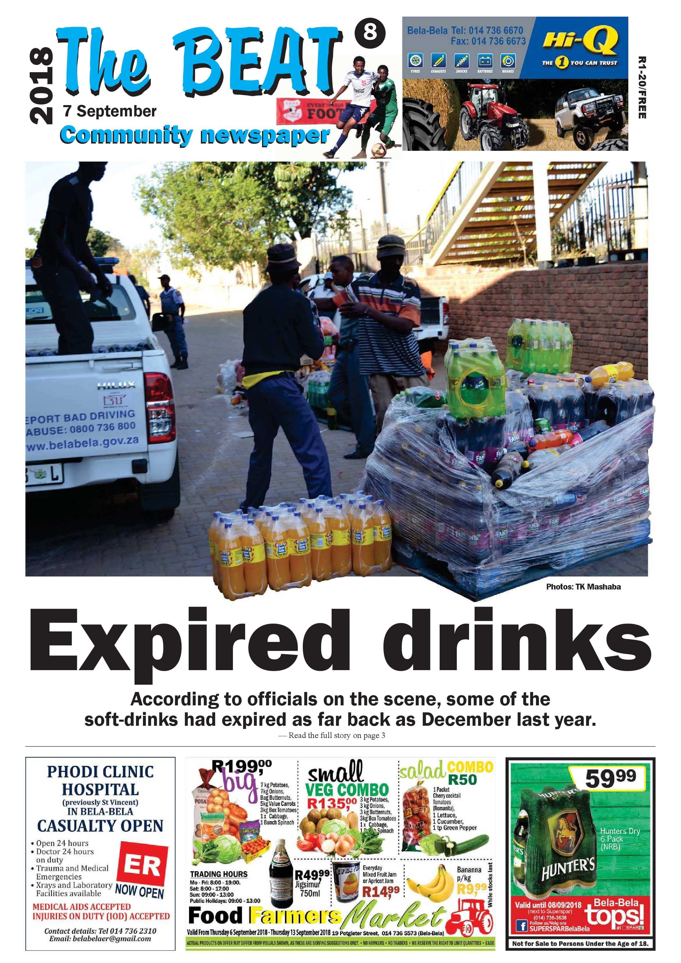 The Beat 7 September 2018 page 1