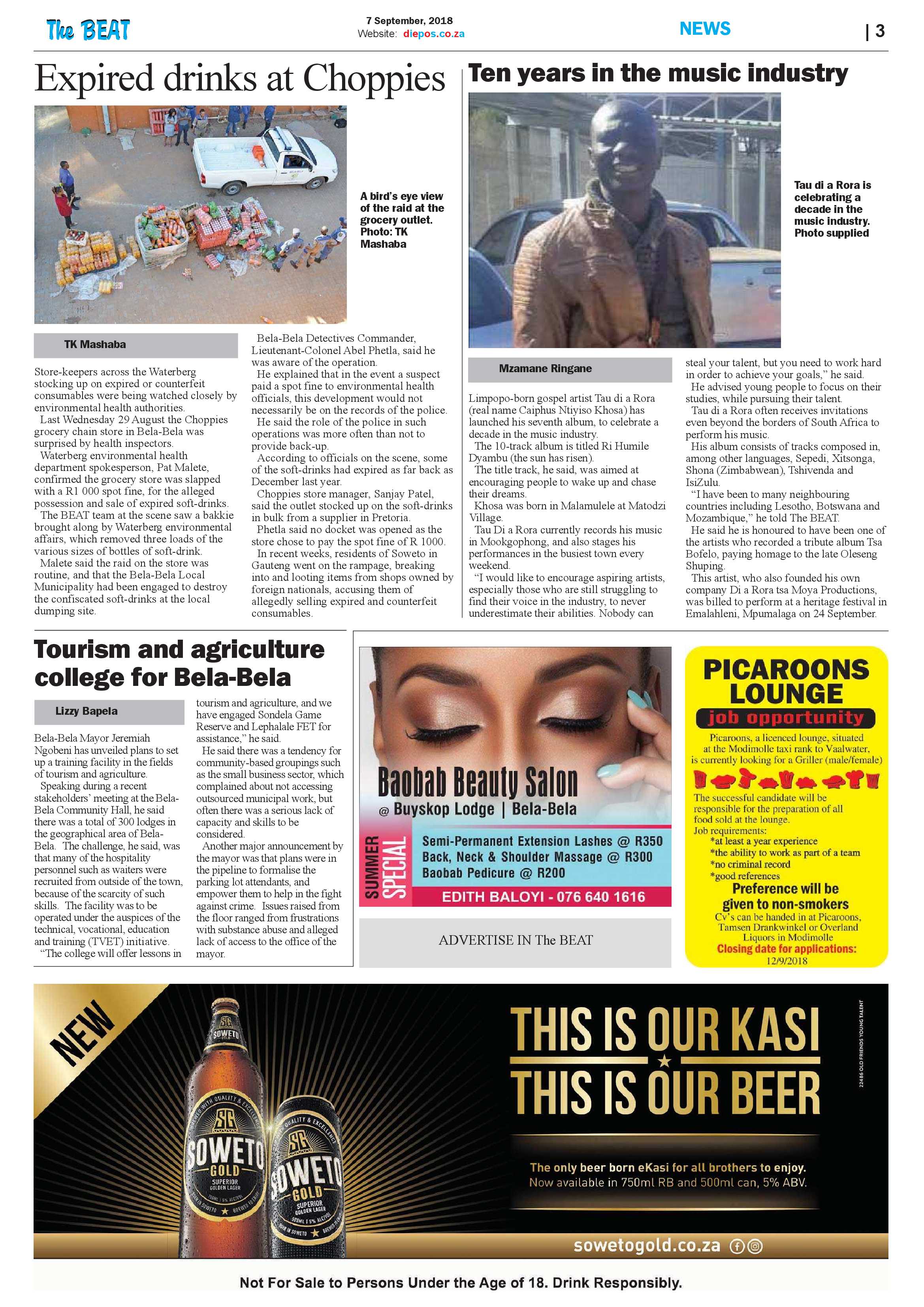 The Beat 7 September 2018 page 3