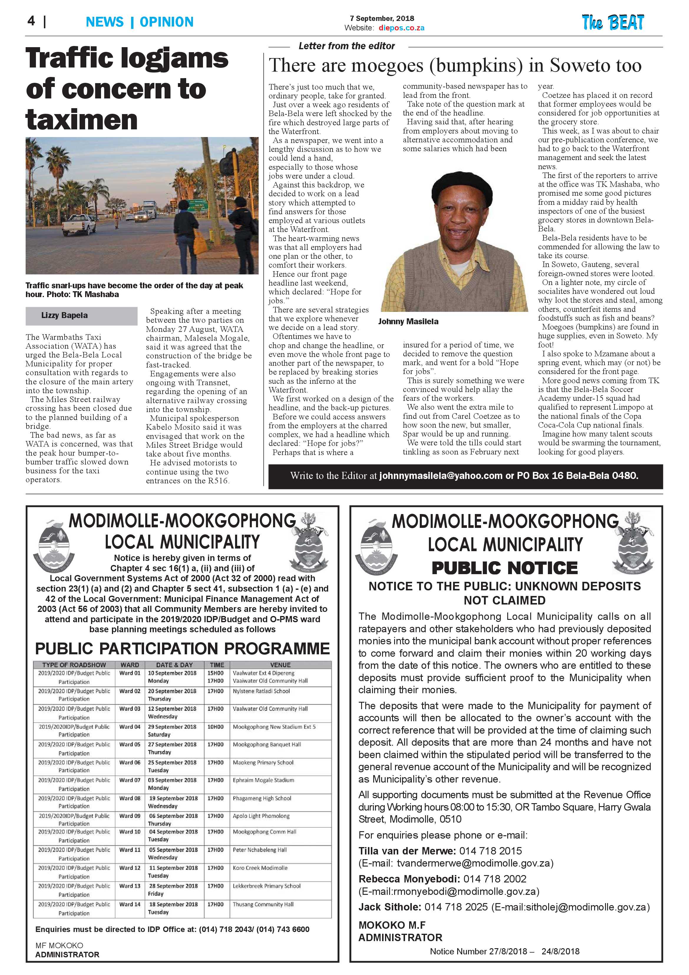 The Beat 7 September 2018 page 4