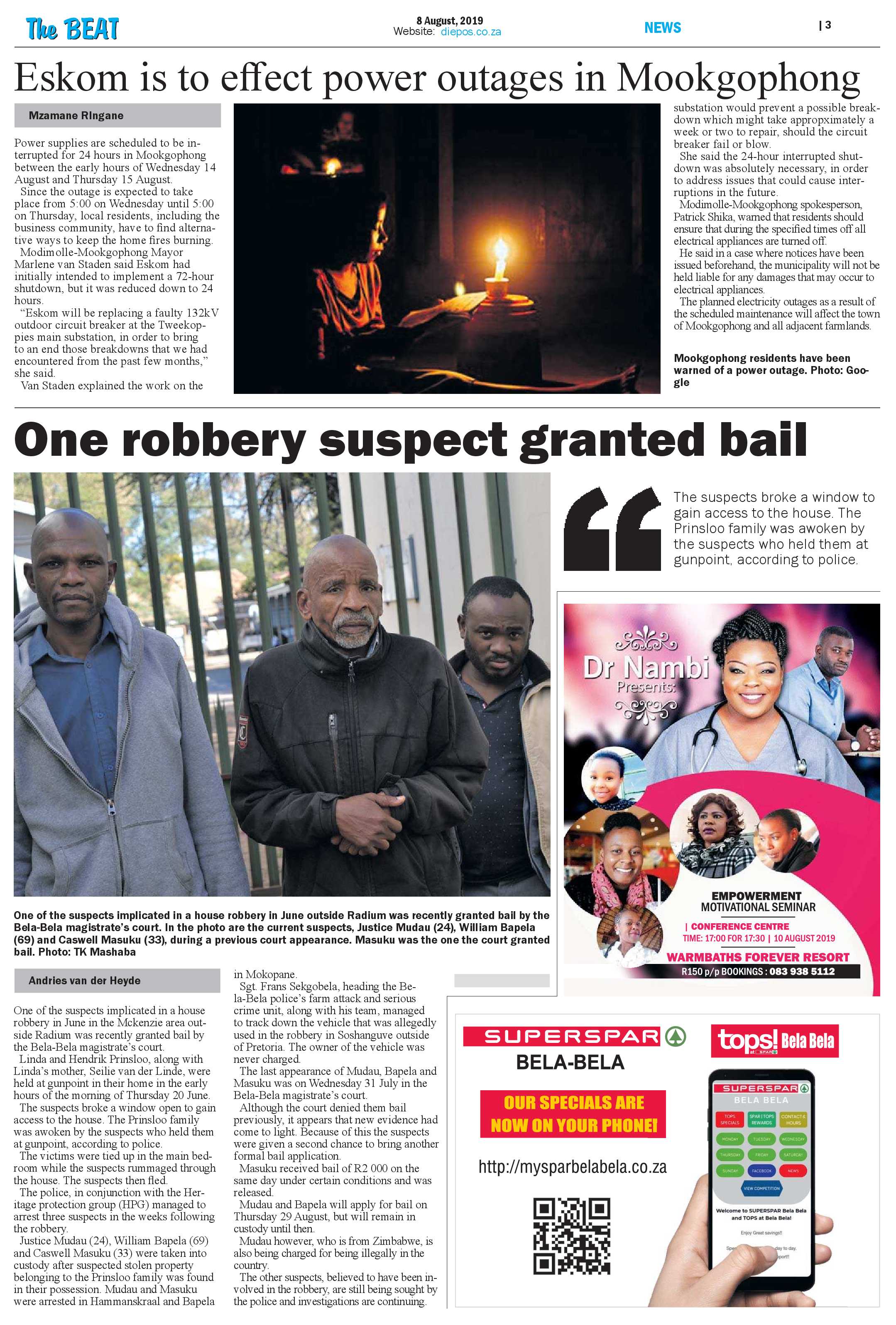 The Beat 8 August 2019 page 3