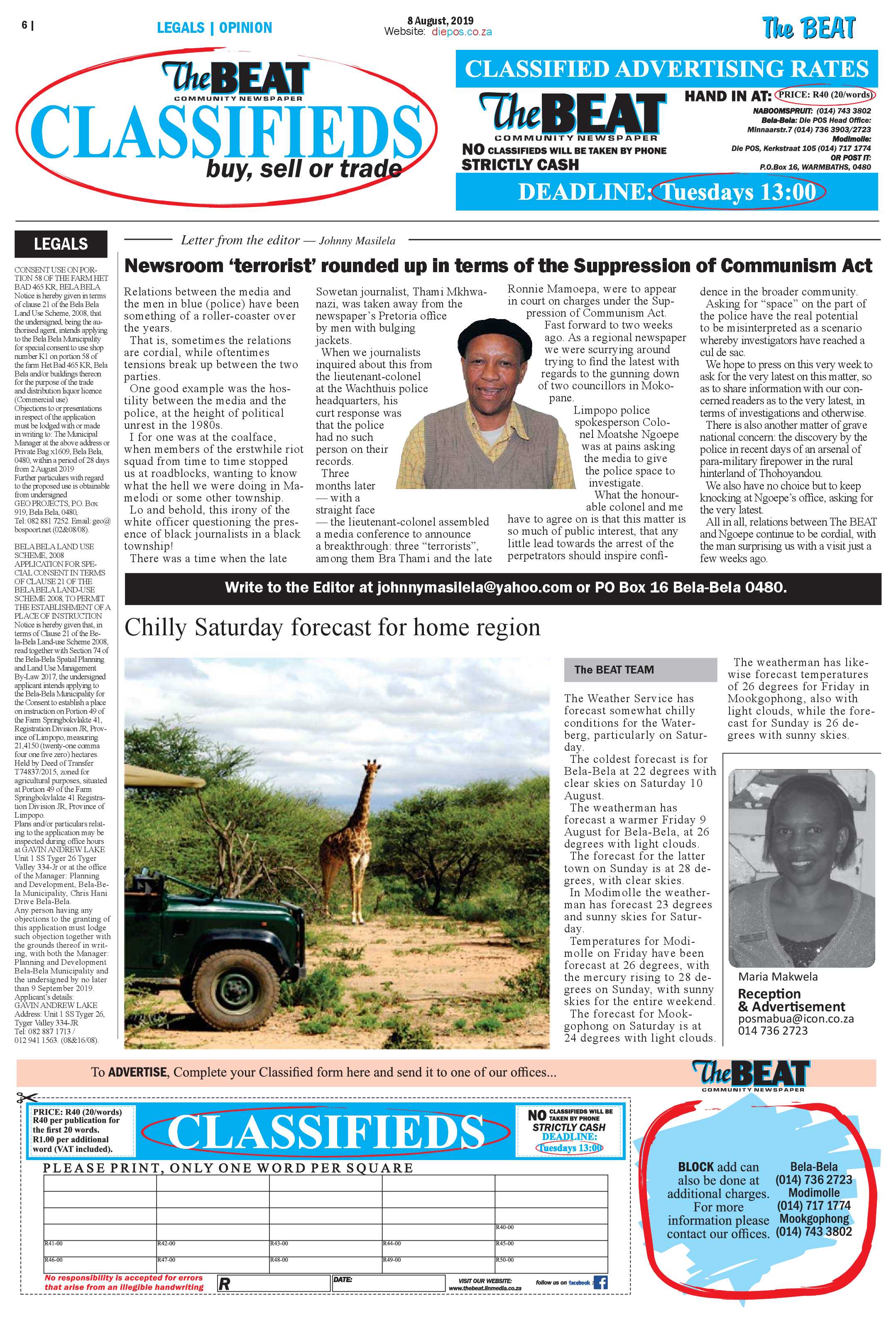 The Beat 8 August 2019 page 6