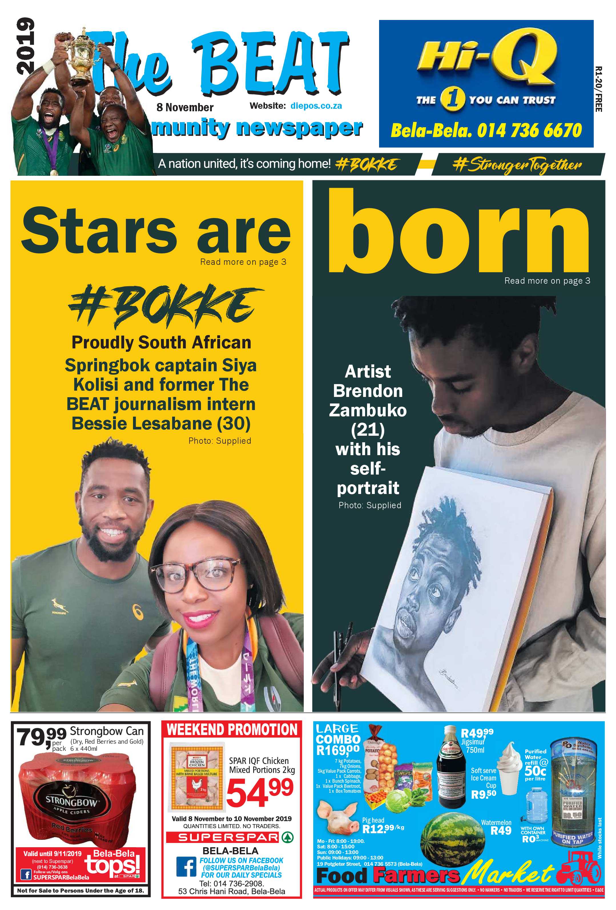 The Beat 8 November 2019 page 1