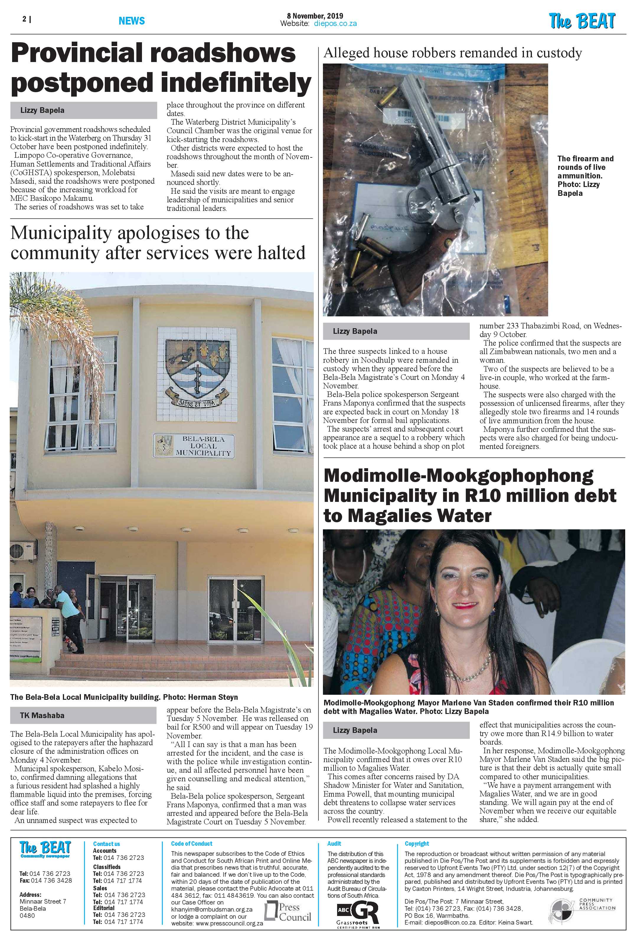 The Beat 8 November 2019 page 2