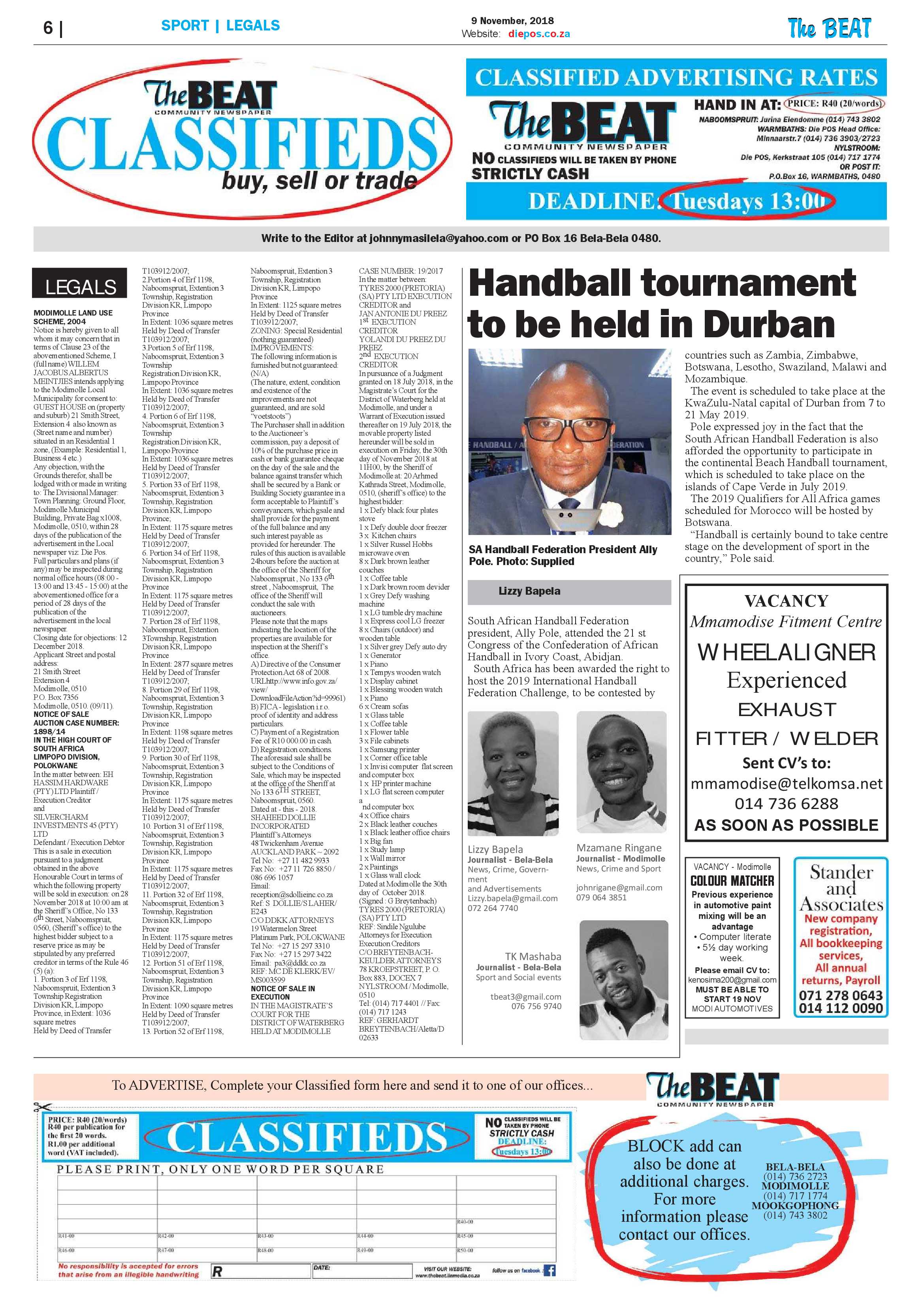 The Beat 9 November 2018 page 6