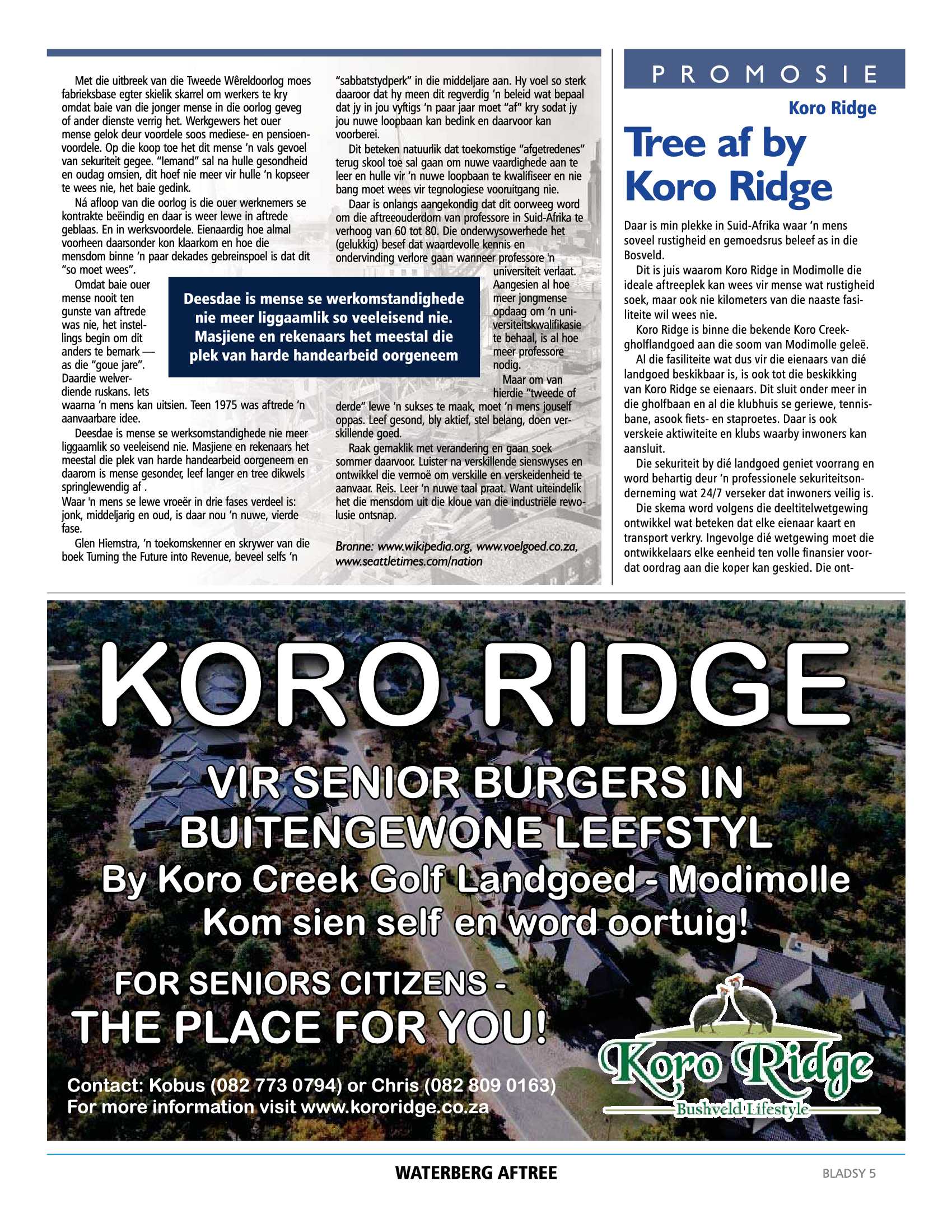 Waterberg Aftree Junie 2018 page 5